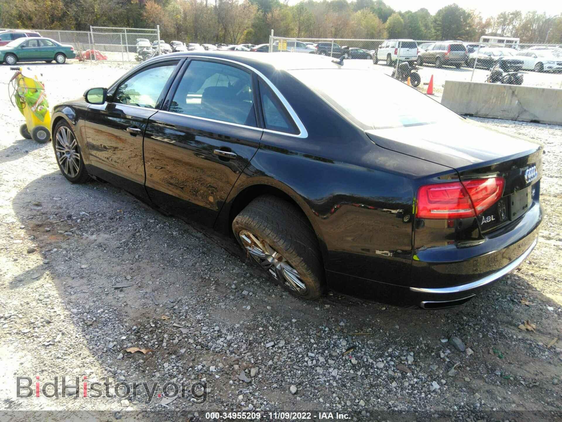 2013 AUDI A8 L - VIN: WAUR2AFD5DN030862 - Фото 3