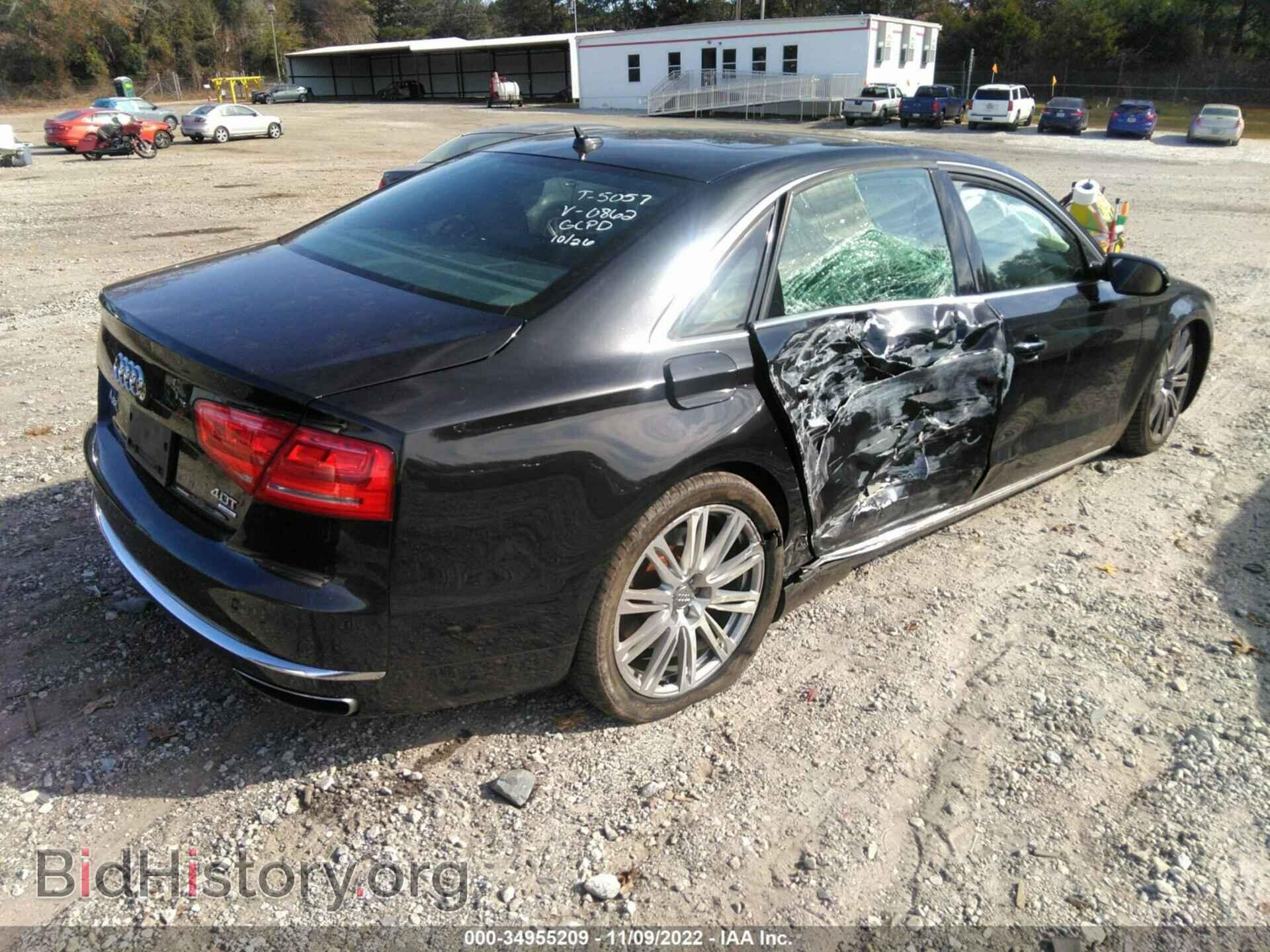 2013 AUDI A8 L - VIN: WAUR2AFD5DN030862 - Фото 4