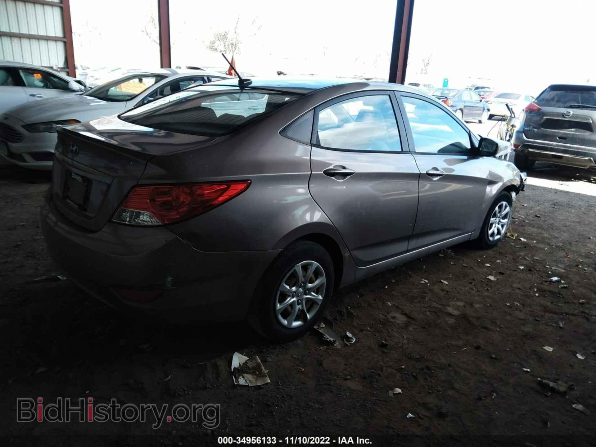 2013 HYUNDAI ACCENT - VIN: KMHCT4AE4DU346164 - Фото 4