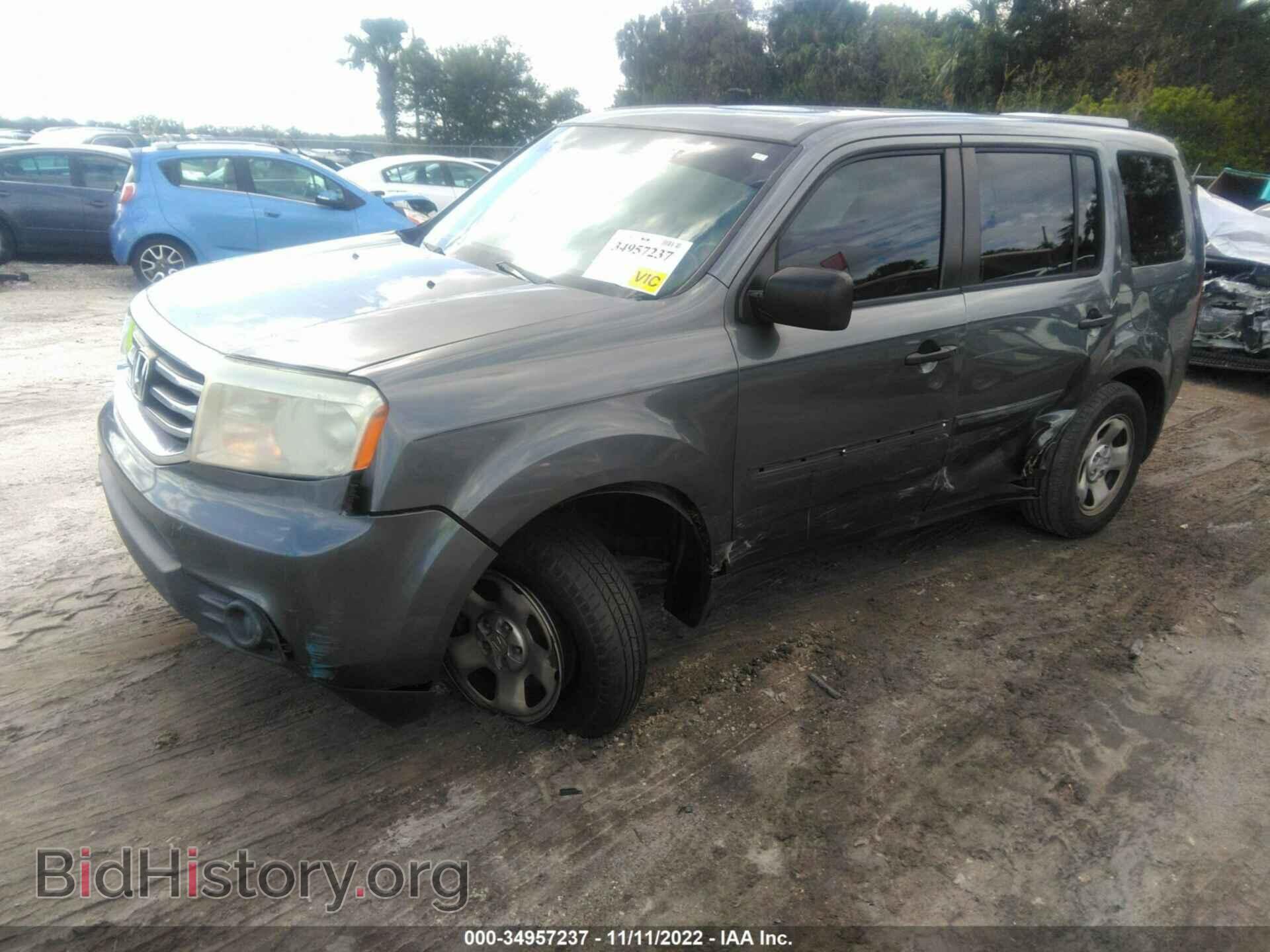 2013 HONDA PILOT - VIN: 5FNYF3H23DB012224 - Фото 2