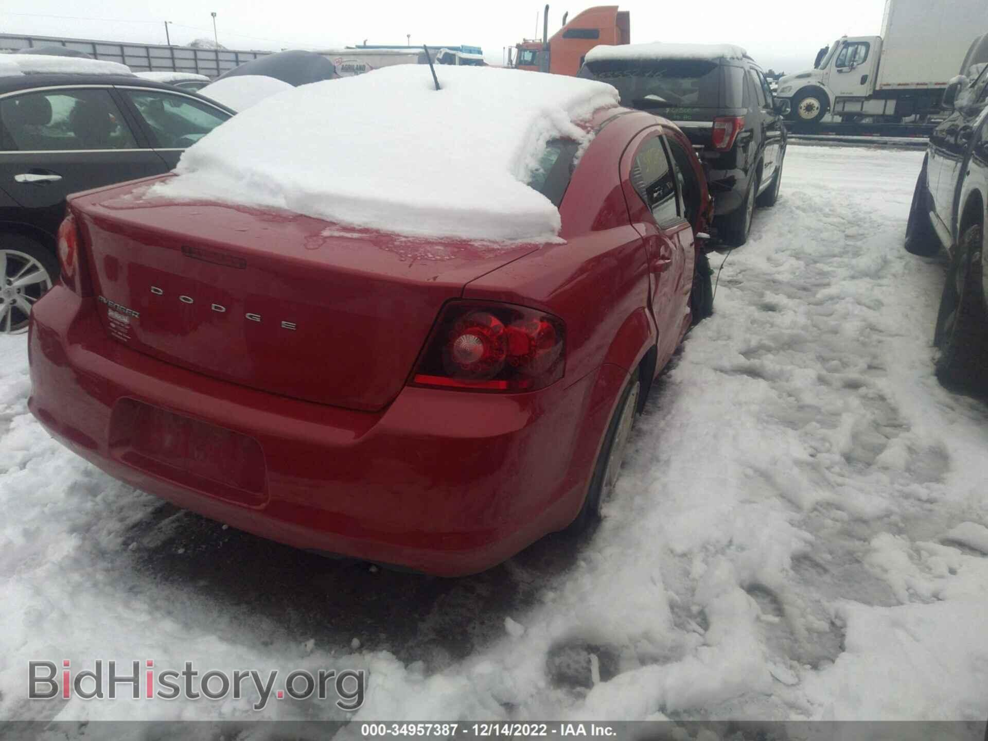 2013 DODGE AVENGER - VIN: 1C3CDZAB8DN519221 - Фото 4