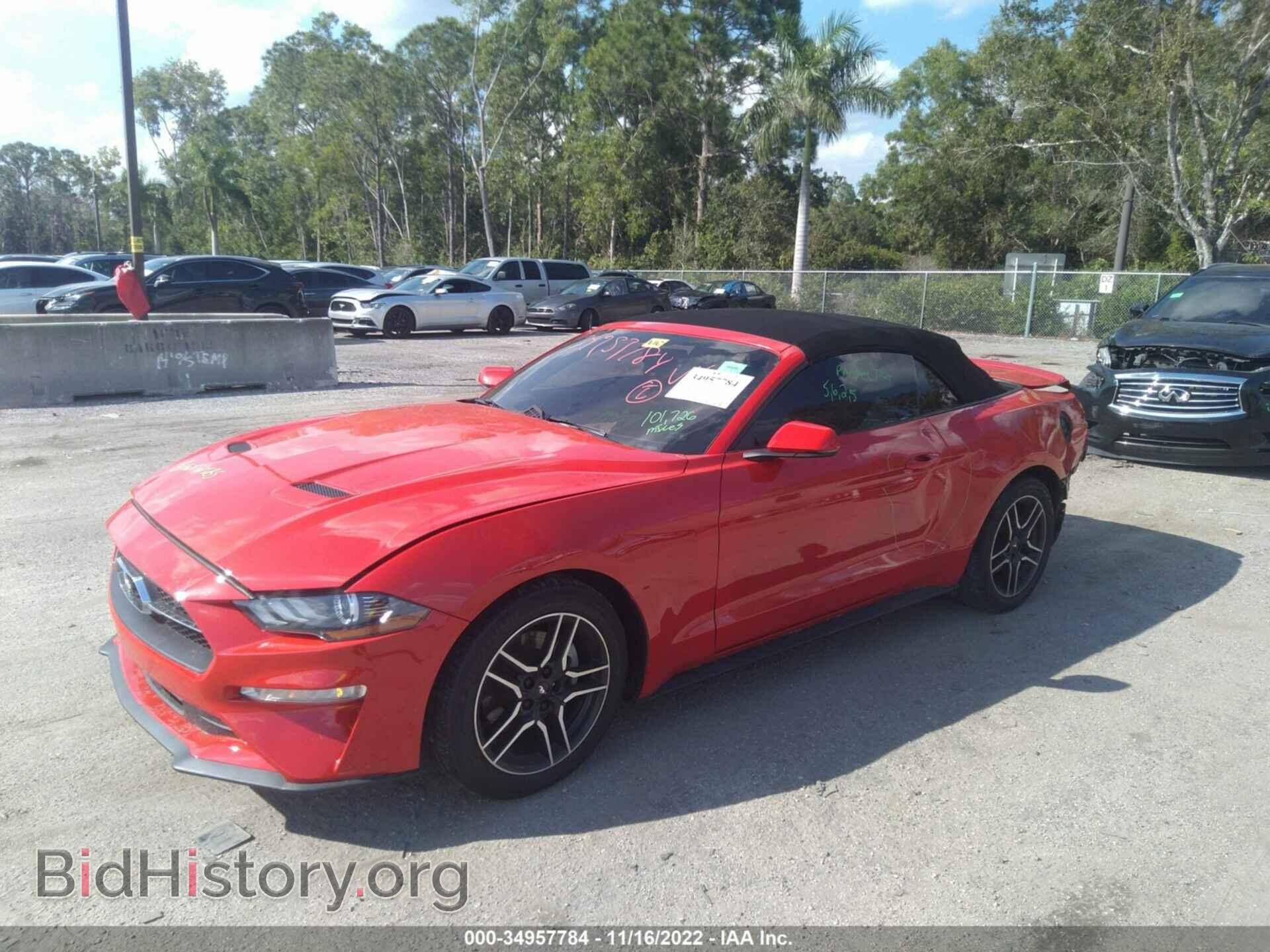 2018 FORD MUSTANG - VIN: 1FATP8UH2J5111277 - Фото 2