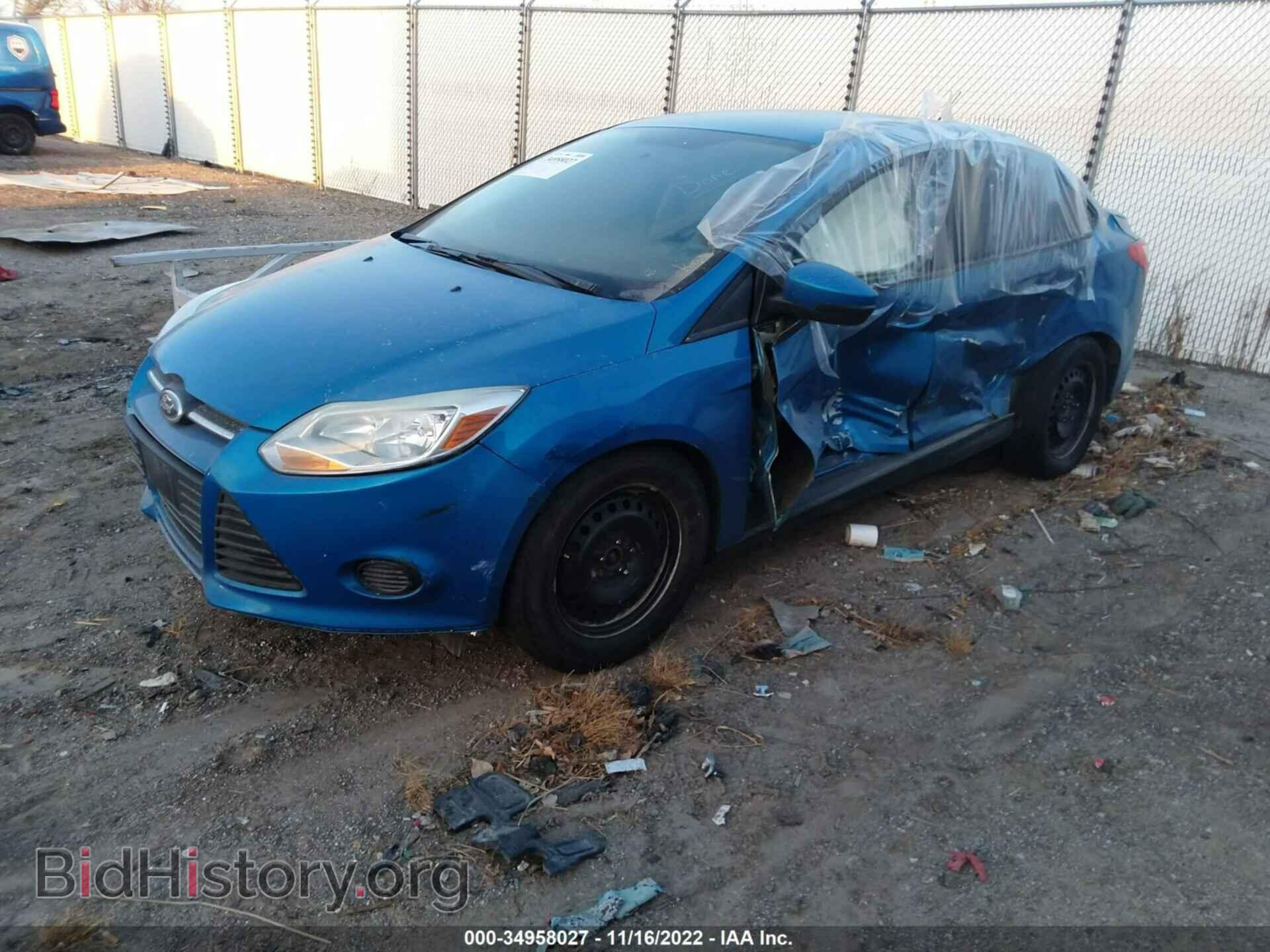 2014 FORD FOCUS - VIN: 1FADP3F21EL441283 - Фото 2