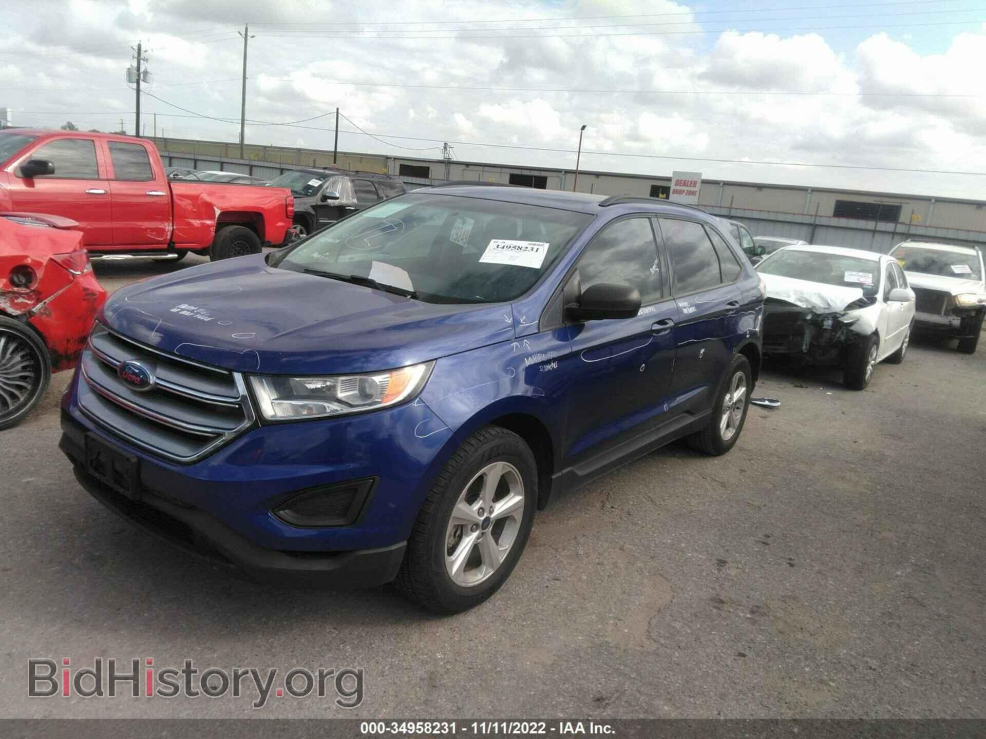 2015 FORD EDGE - VIN: 2FMTK3G94FBC32729 - Фото 2