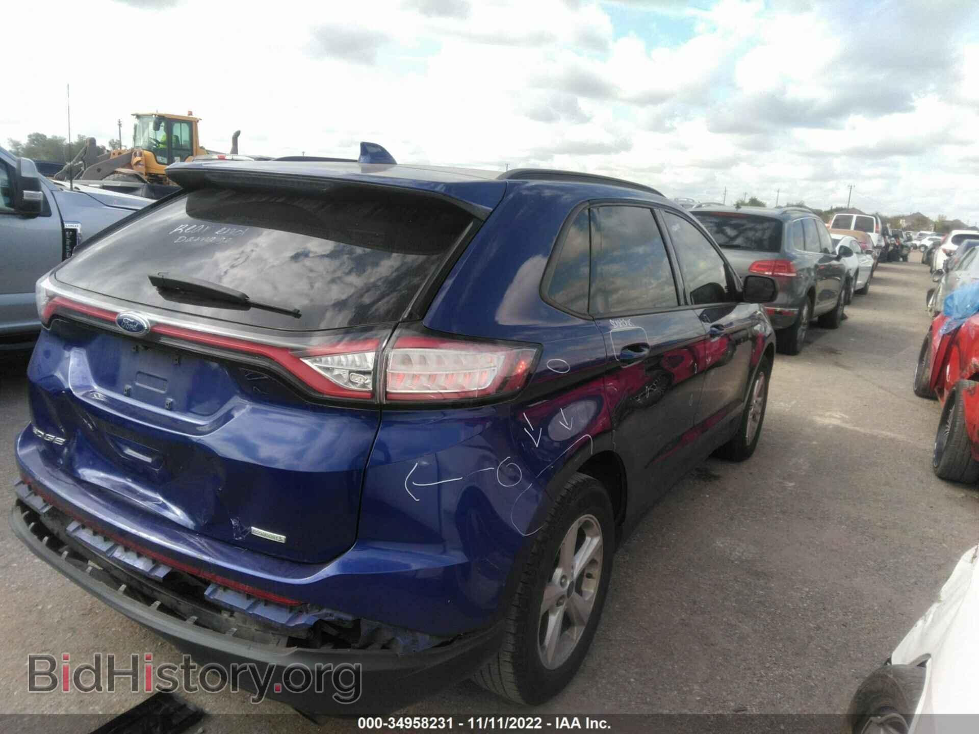 2015 FORD EDGE - VIN: 2FMTK3G94FBC32729 - Фото 4