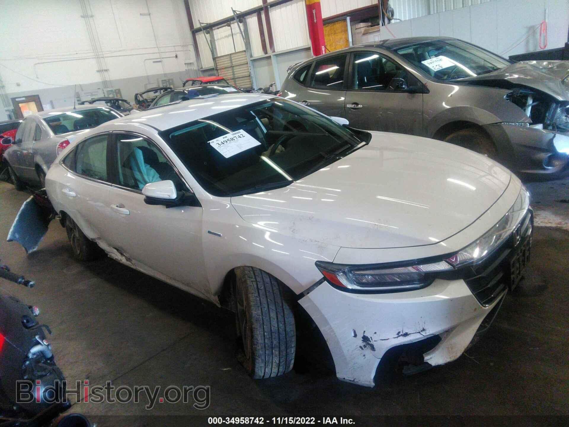 Фотография 19XZE4F5XKE010340 - HONDA INSIGHT 2019
