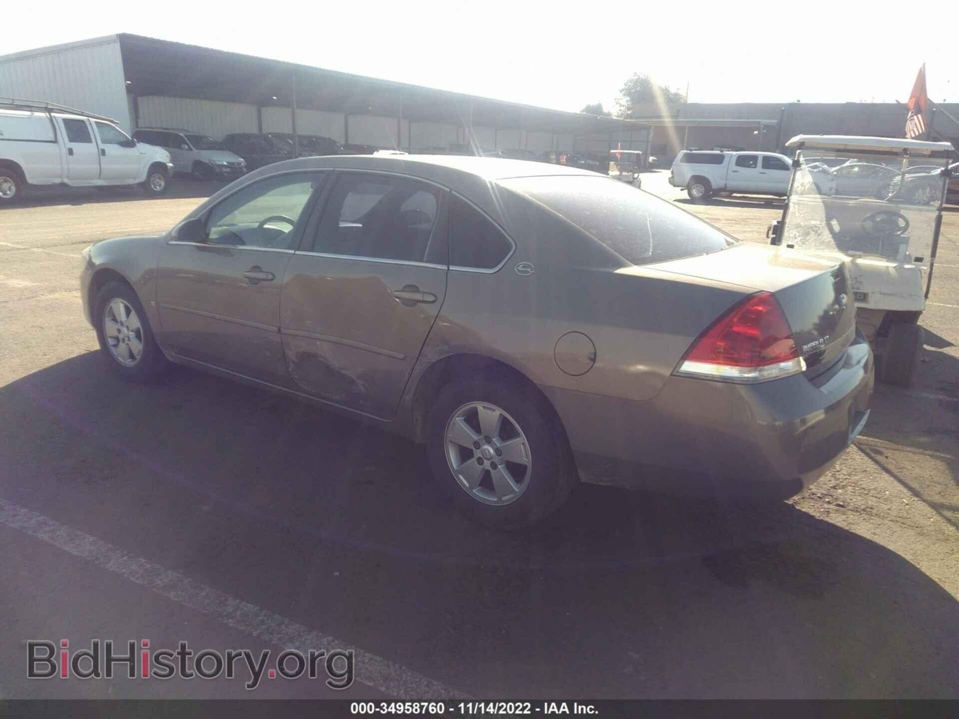 2007 CHEVROLET IMPALA - VIN: 2G1WT58K479350549 - Фото 3