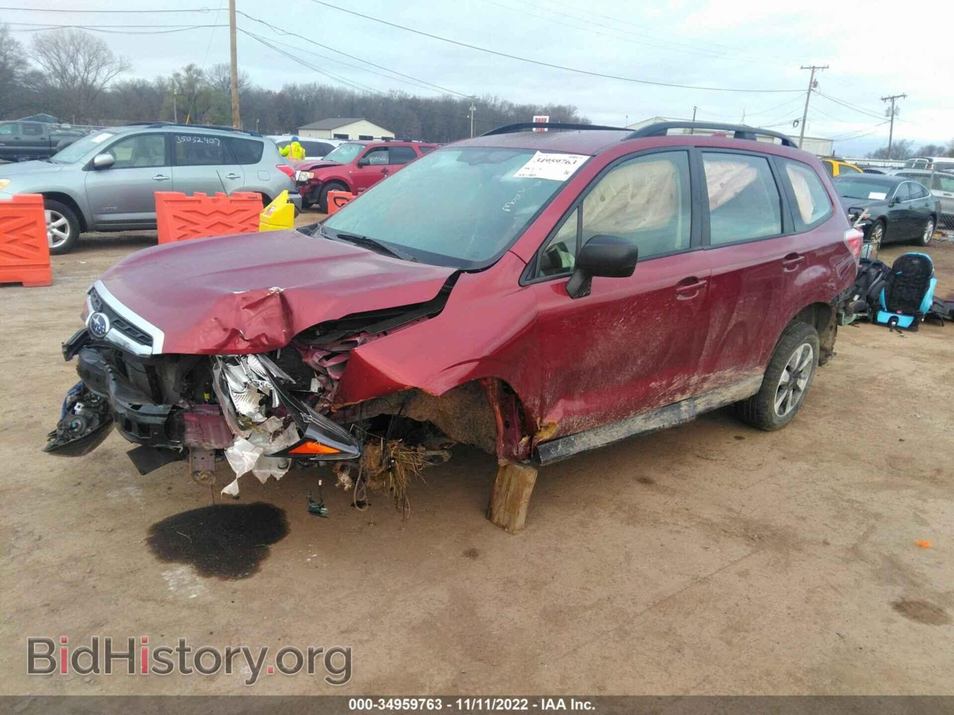 2018 SUBARU FORESTER - VIN: JF2SJABC5JH483217 - Фото 2