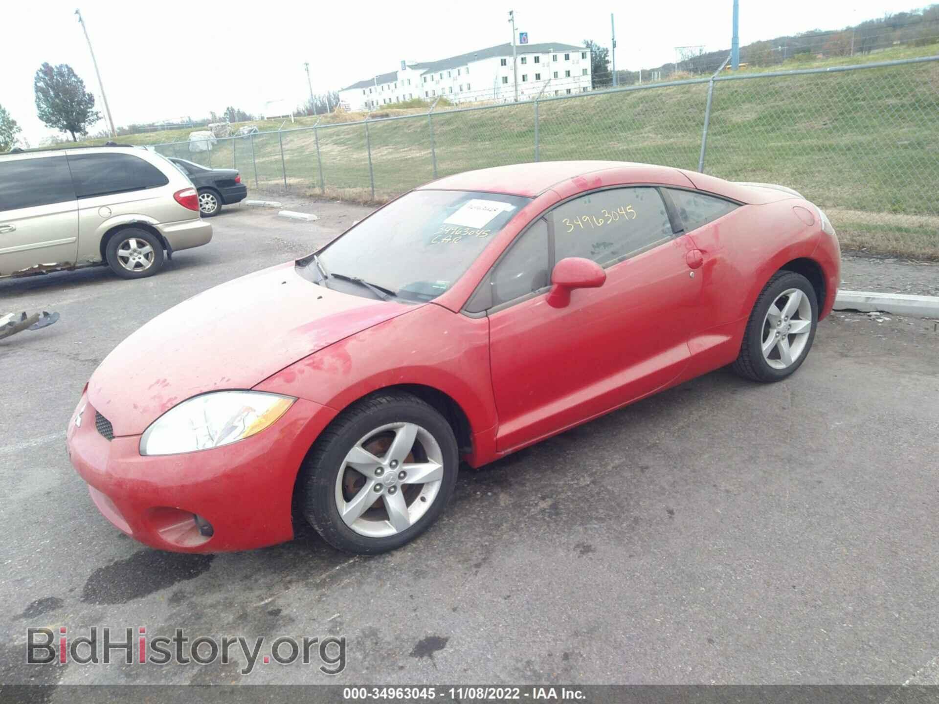 2007 MITSUBISHI ECLIPSE - VIN: 4A3AK24F17E067144 - Фото 2