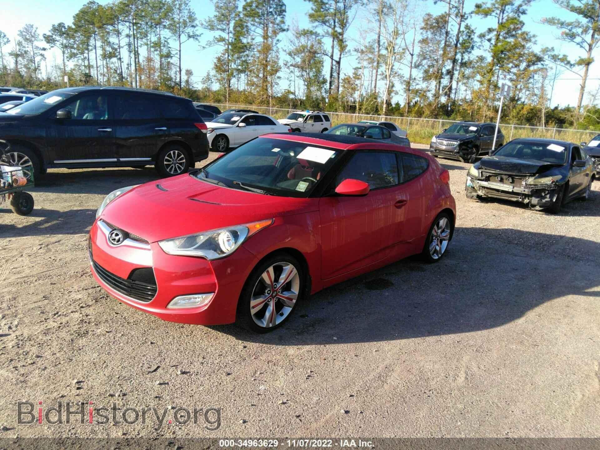 2012 HYUNDAI VELOSTER - VIN: KMHTC6AD2CU076868 - Фото 2