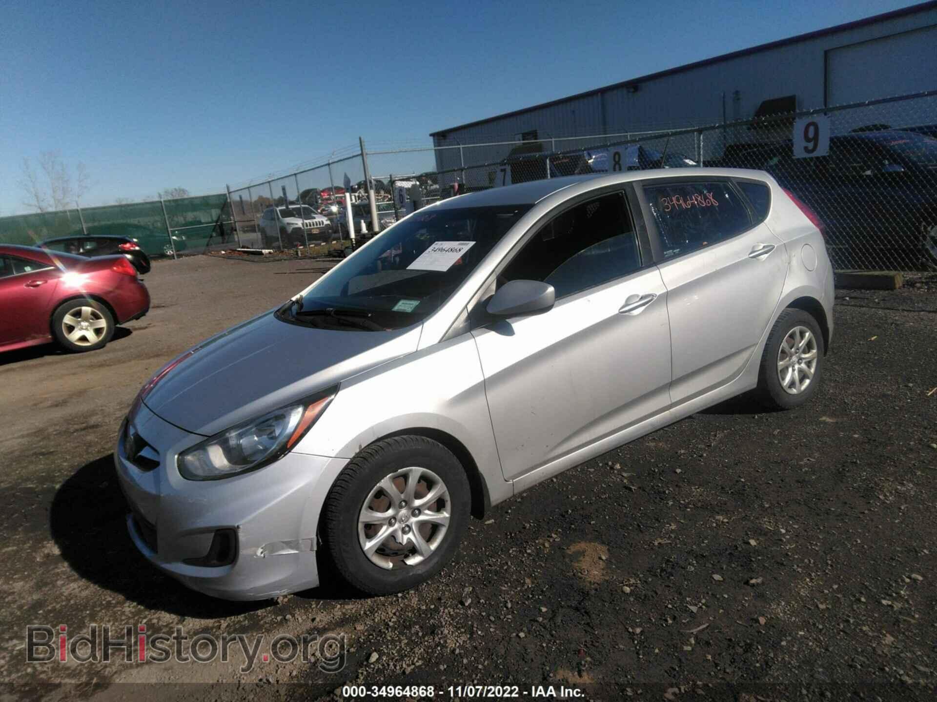 2013 HYUNDAI ACCENT - VIN: KMHCT5AE7DU135269 - Фото 2