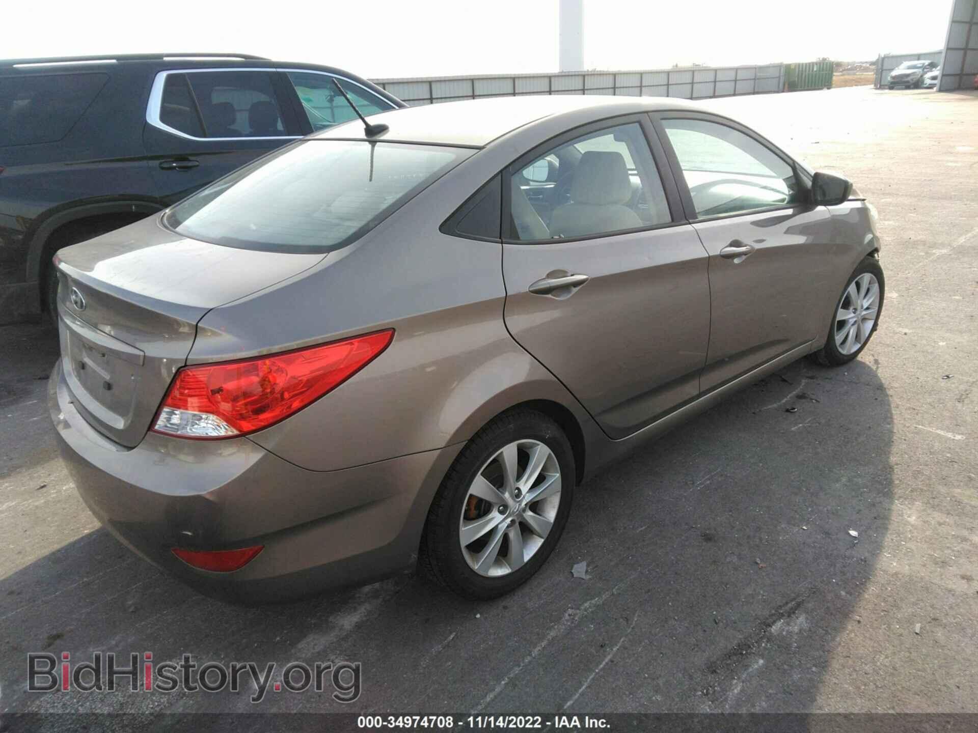 2013 HYUNDAI ACCENT - VIN: KMHCU4AE9DU356315 - Фото 4