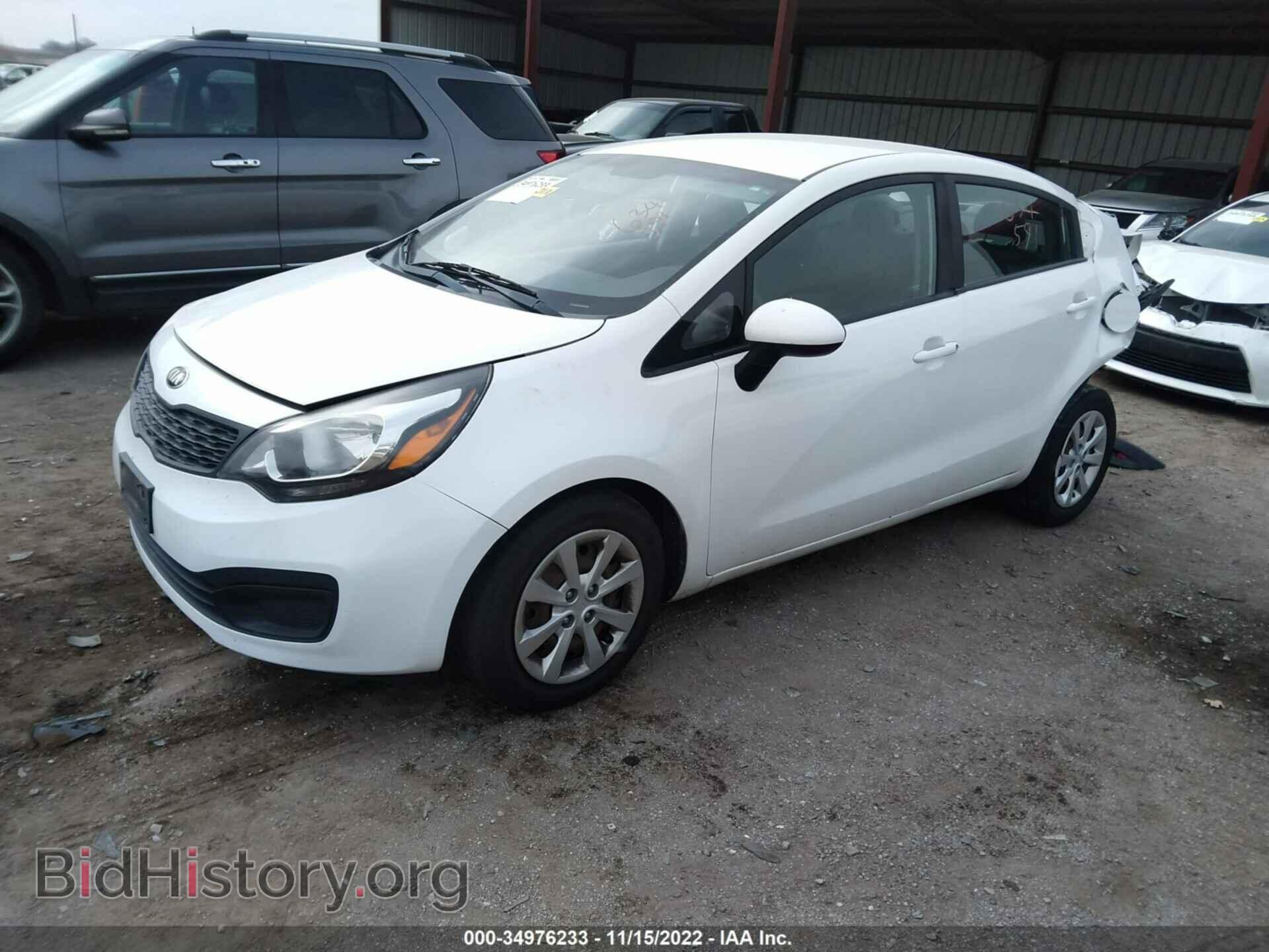 2013 KIA RIO - VIN: KNADM4A38D6203630 - Фото 2