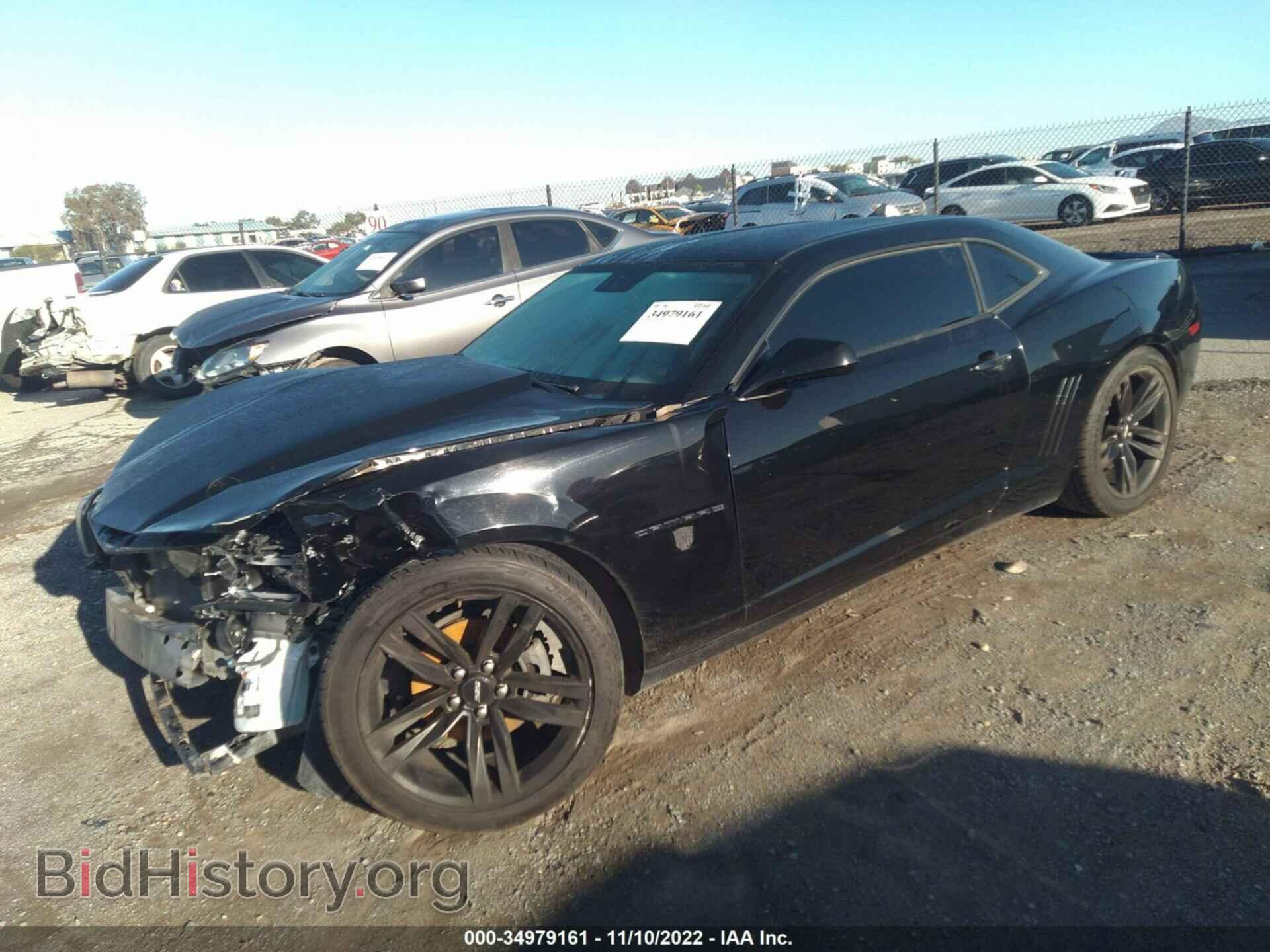 2012 CHEVROLET CAMARO - VIN: 2G1FE1E33C9186432 - Фото 2