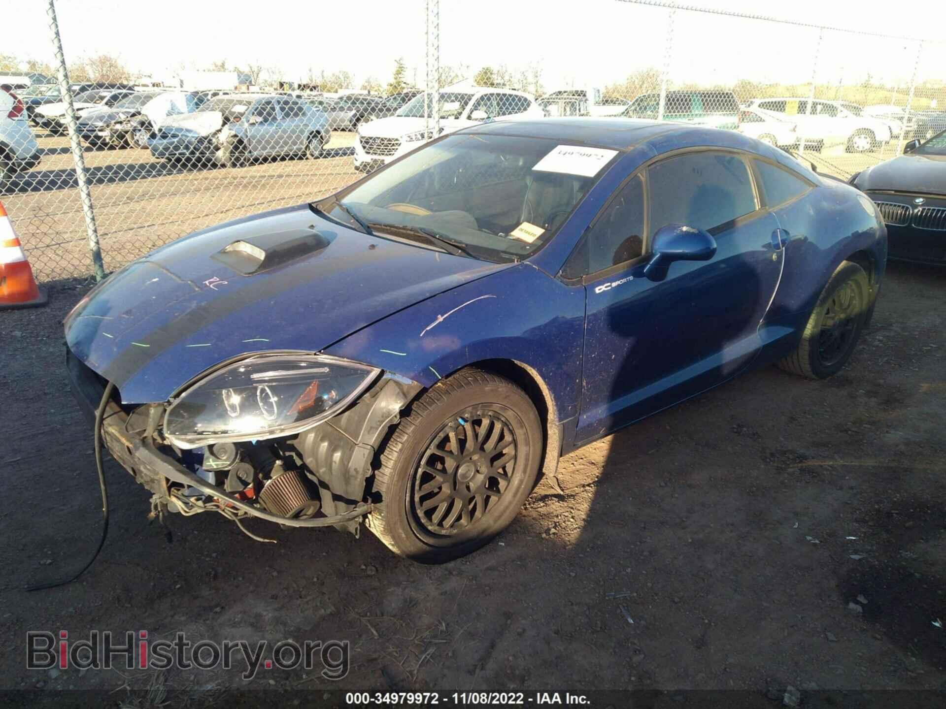 2006 MITSUBISHI ECLIPSE - VIN: 4A3AK34T16E005267 - Фото 2
