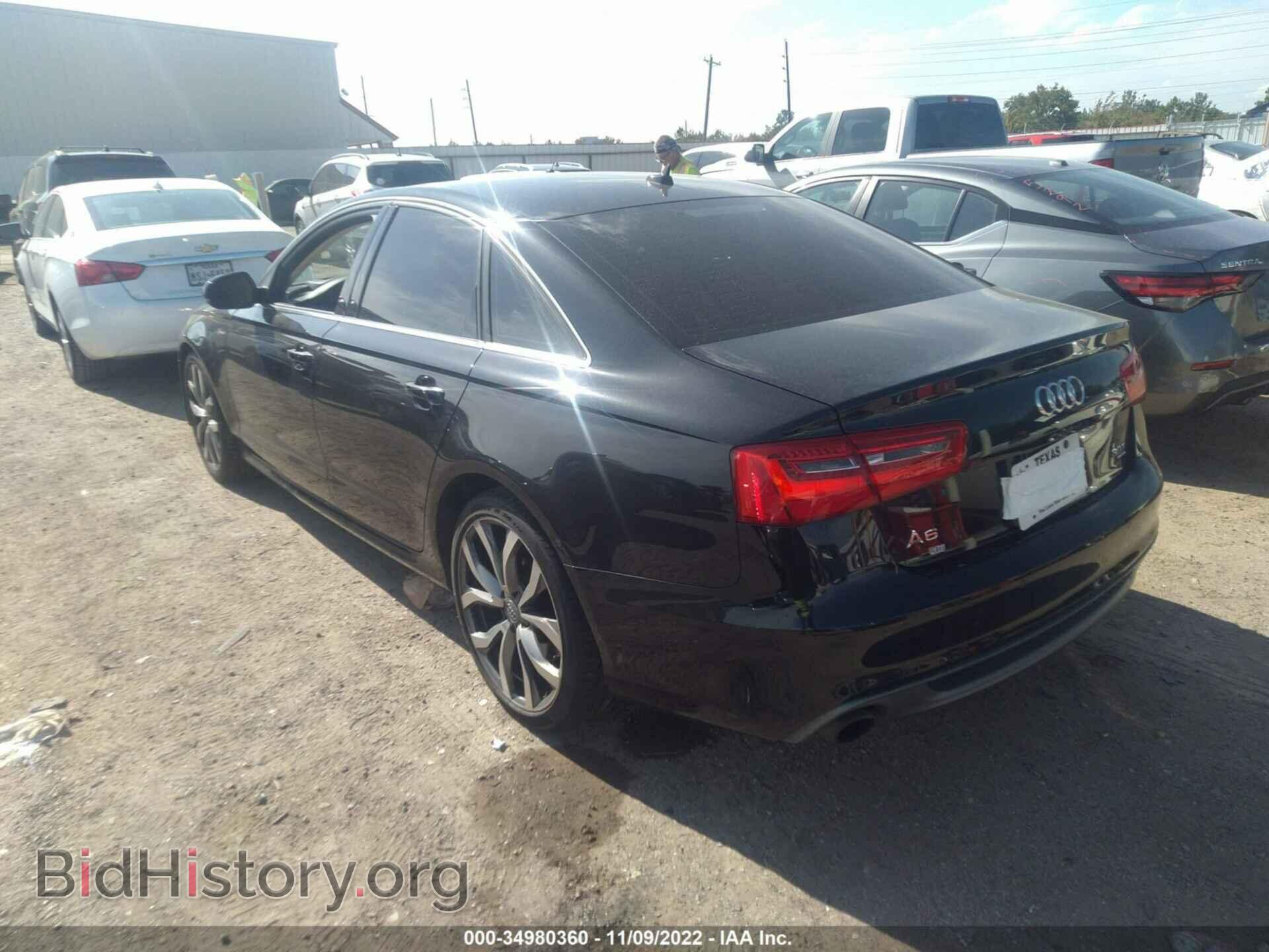 2013 AUDI A6 - VIN: WAUJGAFC5DN008897 - Фото 3