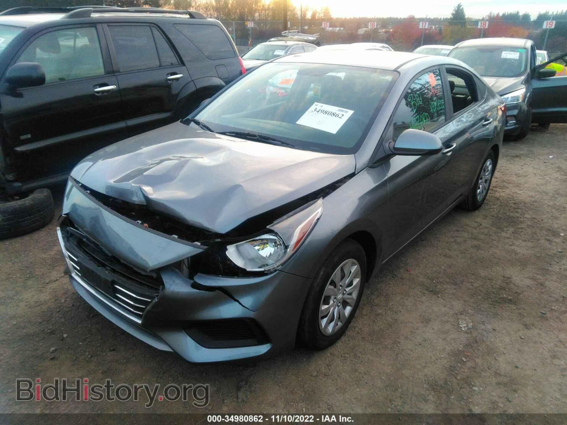 2019 HYUNDAI ACCENT - VIN: 3KPC24A38KE070010 - Фото 2