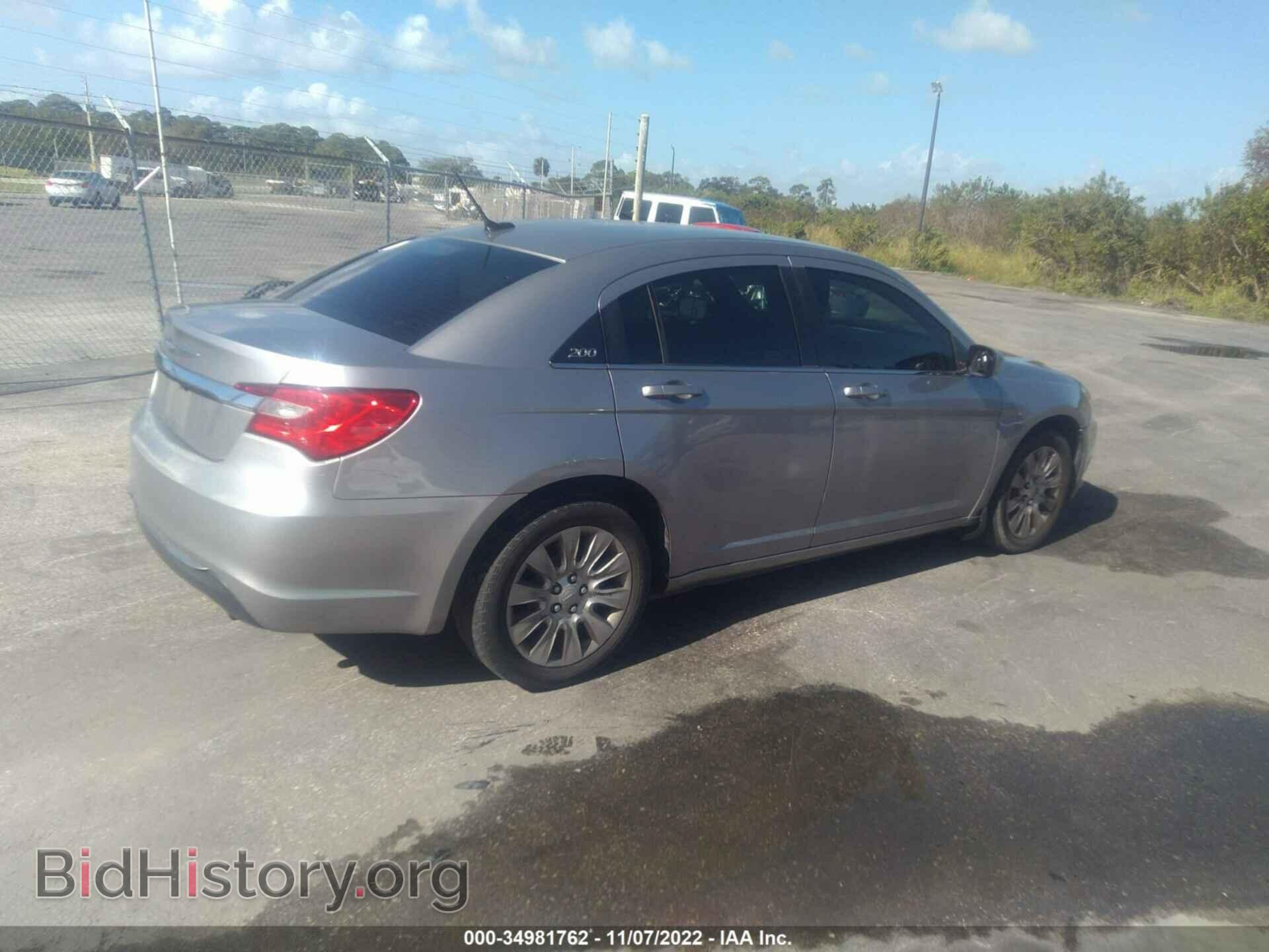 2014 CHRYSLER 200 - VIN: 1C3CCBAB7EN205507 - Фото 4