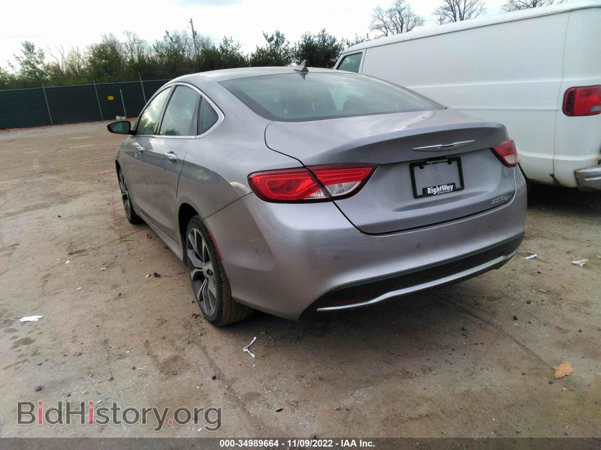 2015 CHRYSLER 200 - VIN: 1C3CCCCB0FN545652 - Фото 3