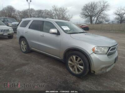 2012 Dodge DURANGO Crew, серебристый — VIN 1C4RDJDGXCC336346, IAAI