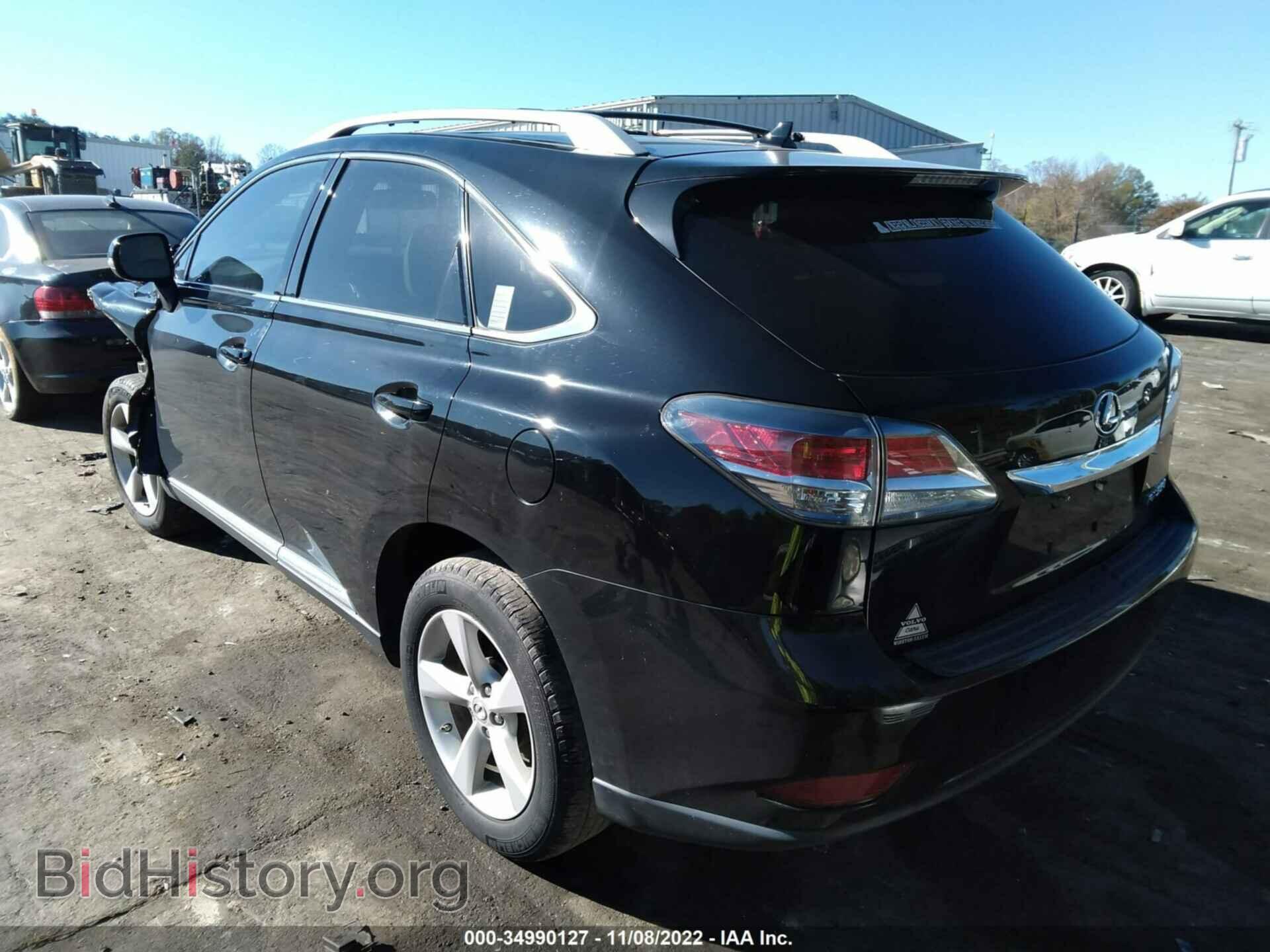 2013 LEXUS RX 350 - VIN: 2T2BK1BA3DC170388 - Фото 3