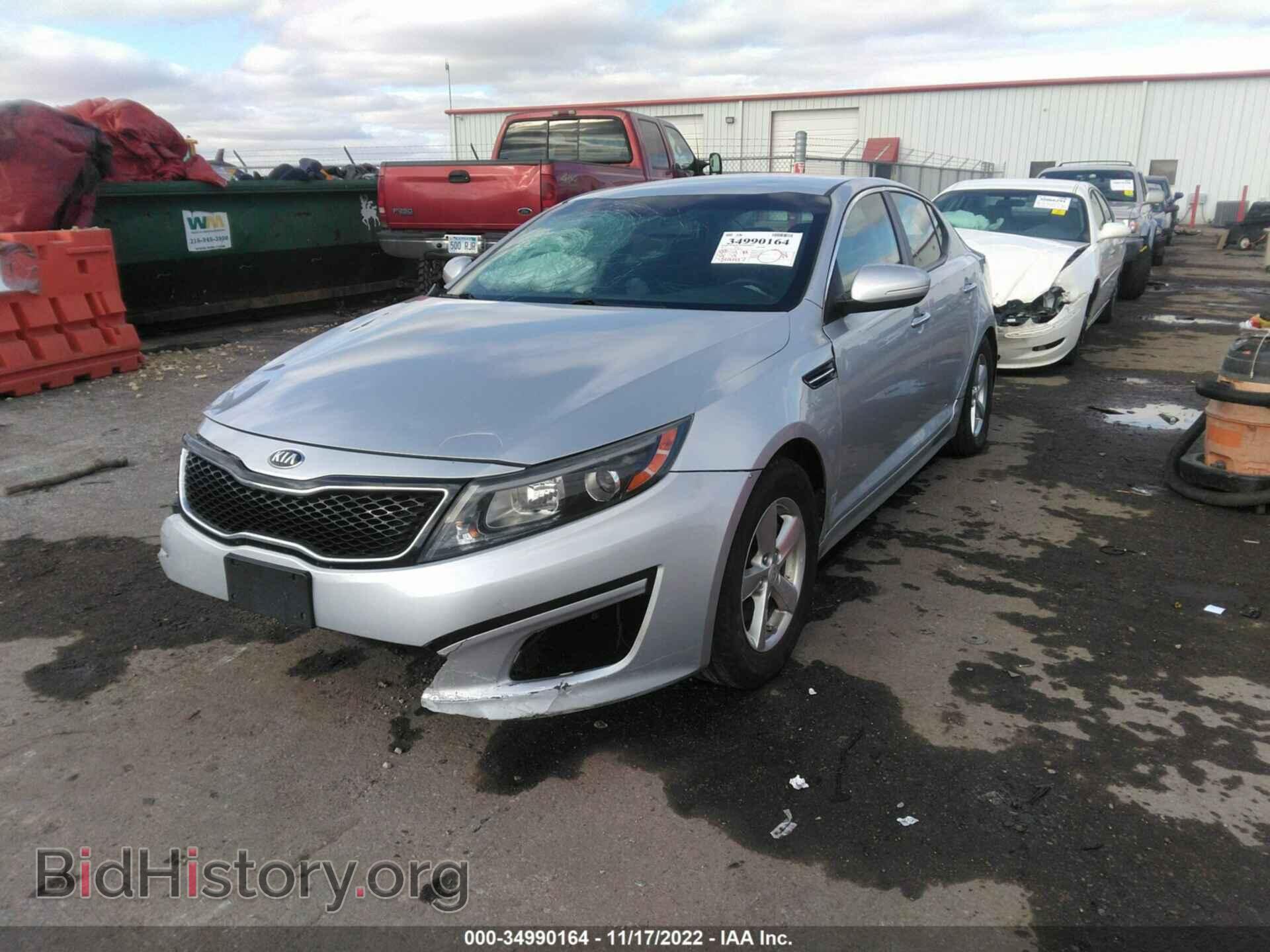 2015 KIA OPTIMA - VIN: 5XXGM4A76FG489095 - Фото 2