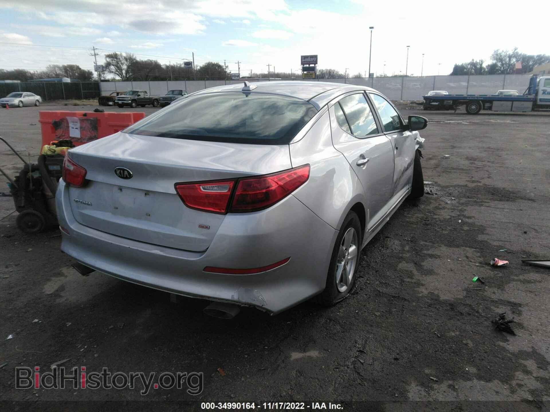 2015 KIA OPTIMA - VIN: 5XXGM4A76FG489095 - Фото 4