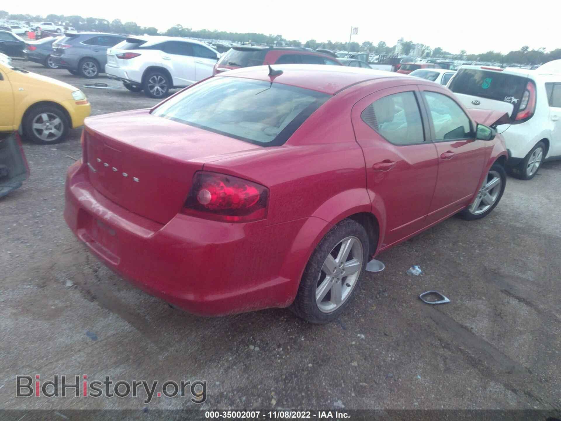 2013 DODGE AVENGER - VIN: 1C3CDZAB7DN606849 - Фото 4