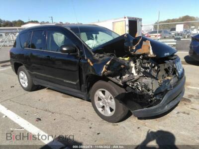2015 Jeep COMPASS SPORT, black — VIN 1C4NJCBA0FD400524, IAAI