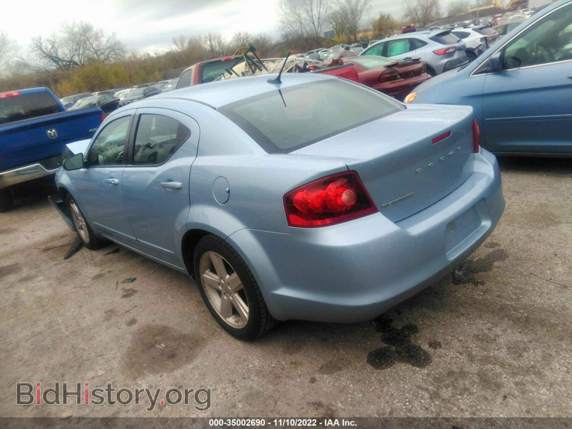2013 DODGE AVENGER - VIN: 1C3CDZAB6DN606826 - Фото 3