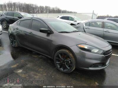 2016 Dodge DART SXT Sport Blacktop, серый — VIN 1C3CDFFA4GD817337, IAAI