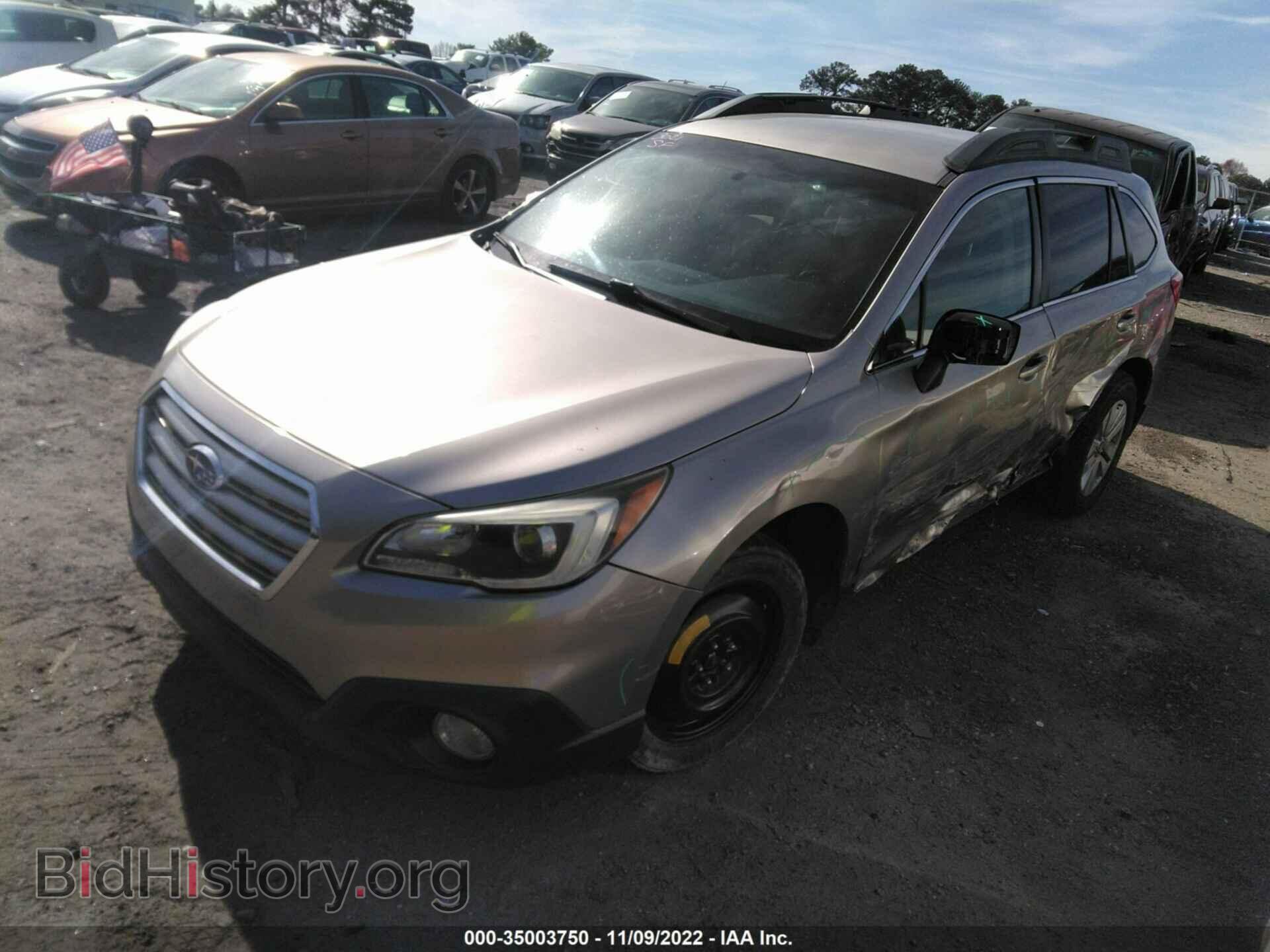 2015 SUBARU OUTBACK - VIN: 4S4BSBCC4F3215338 - Фото 2