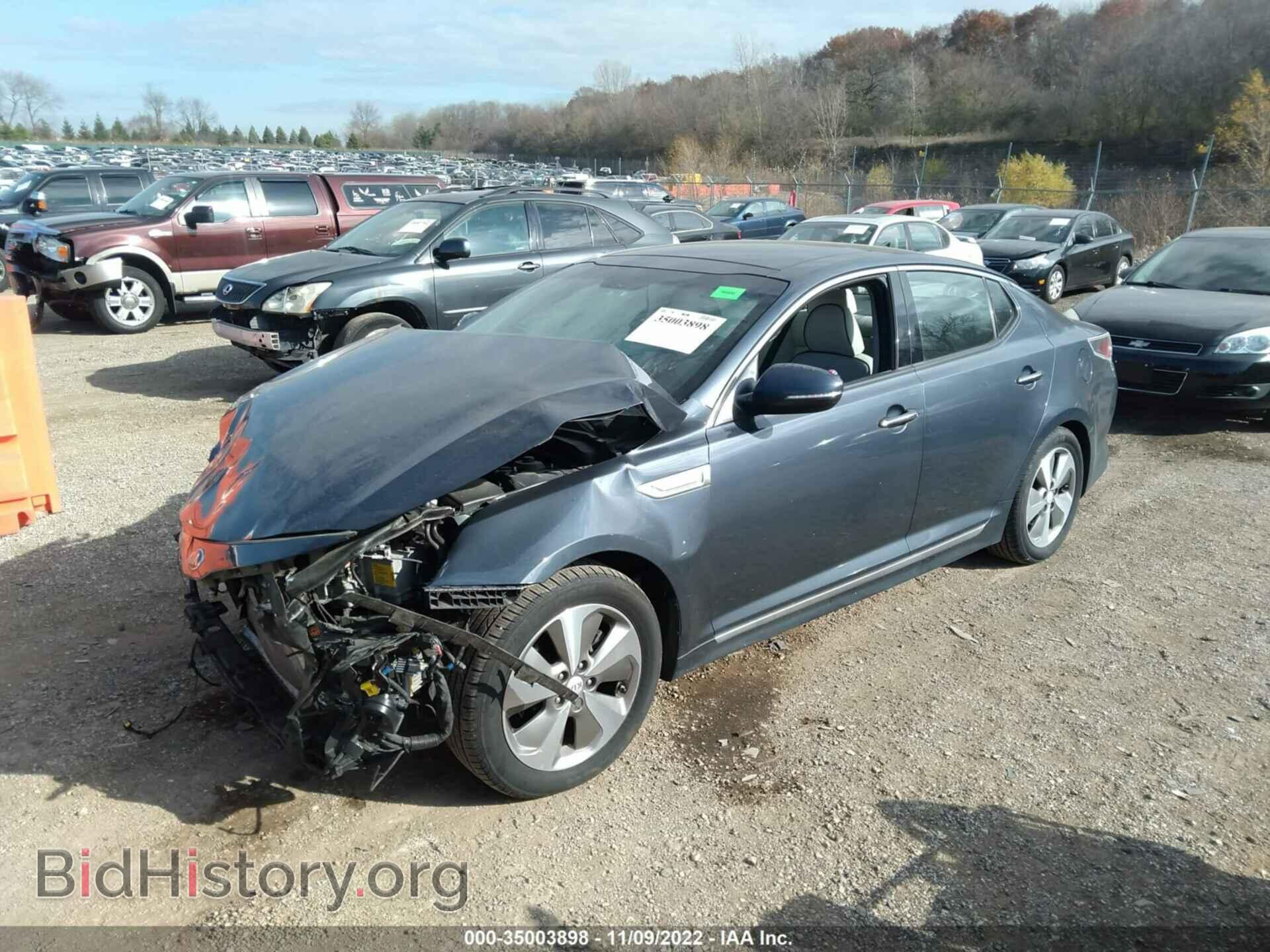 2014 KIA OPTIMA HYBRID - VIN: KNAGN4AD4E5062419 - Фото 2
