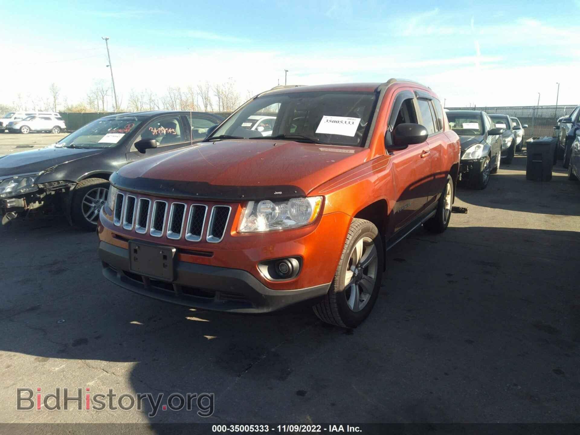 2012 JEEP COMPASS - VIN: 1C4NJDBB8CD676508 - Фото 2