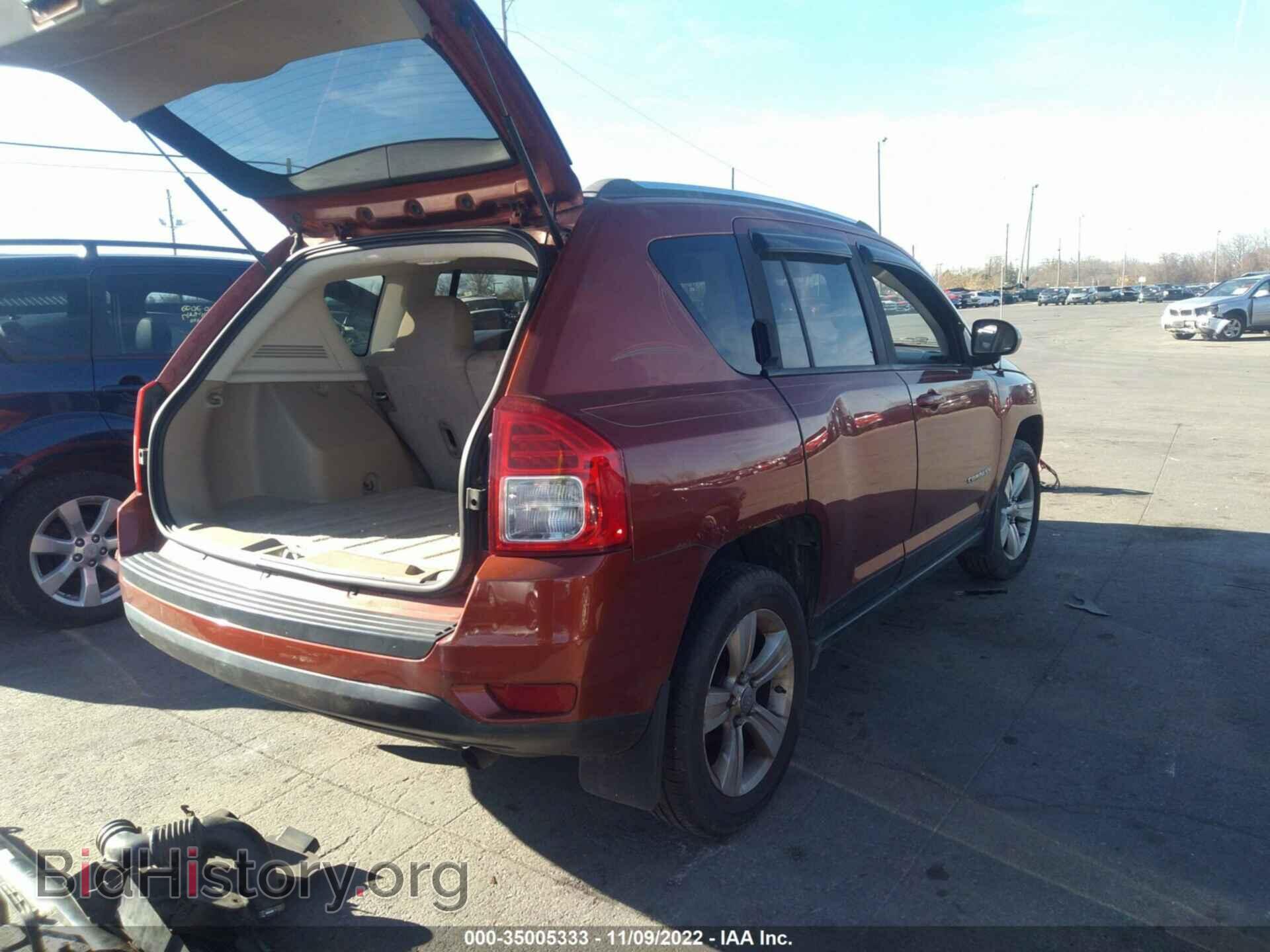 2012 JEEP COMPASS - VIN: 1C4NJDBB8CD676508 - Фото 4
