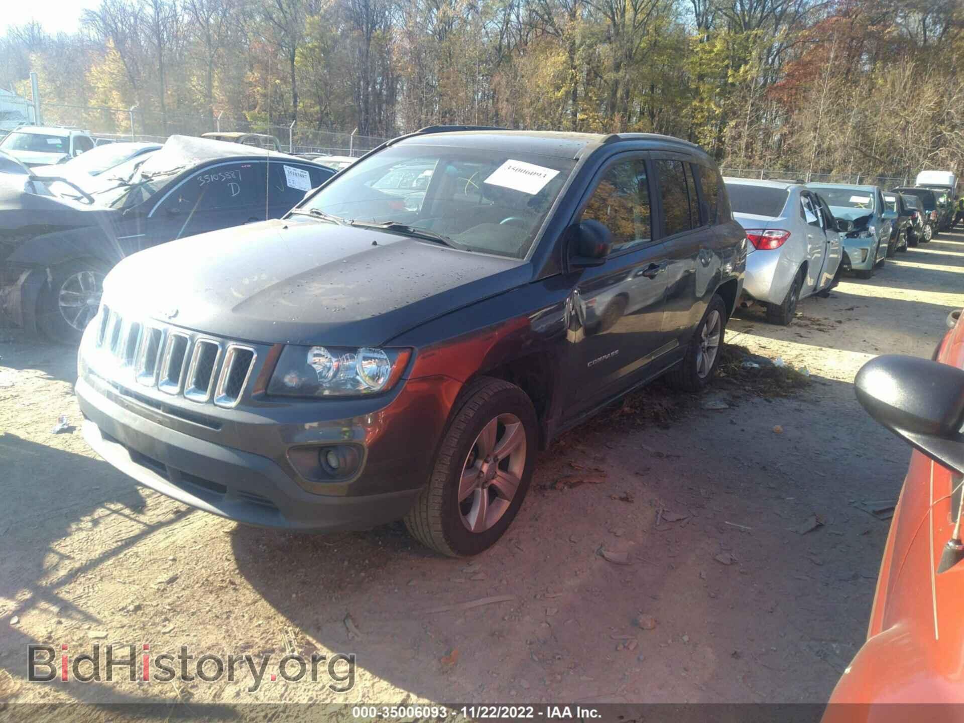 2014 JEEP COMPASS - VIN: 1C4NJDBB5ED828652 - Фото 2