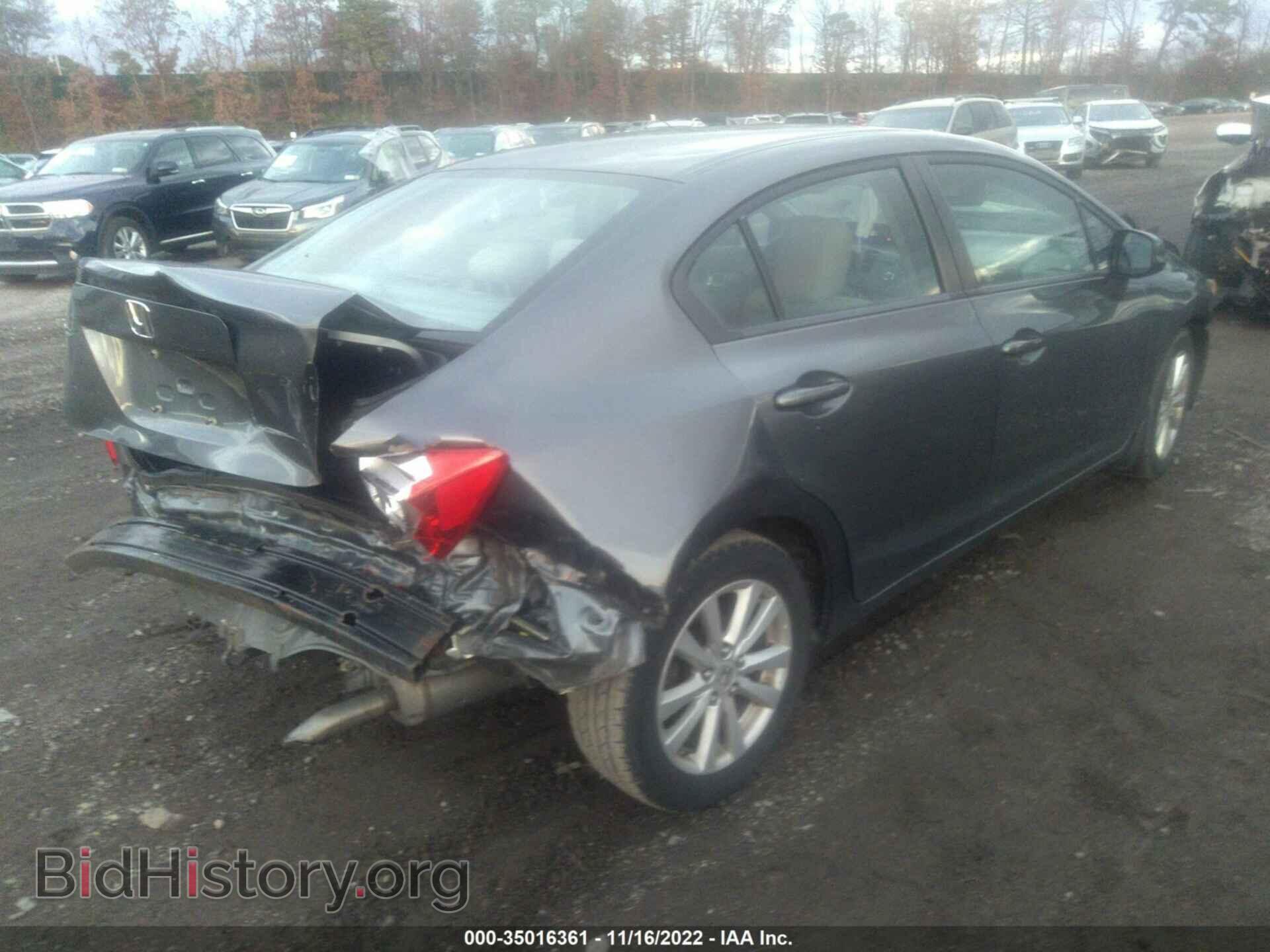 2012 HONDA CIVIC SDN - VIN: 19XFB2F83CE351929 - Фото 4