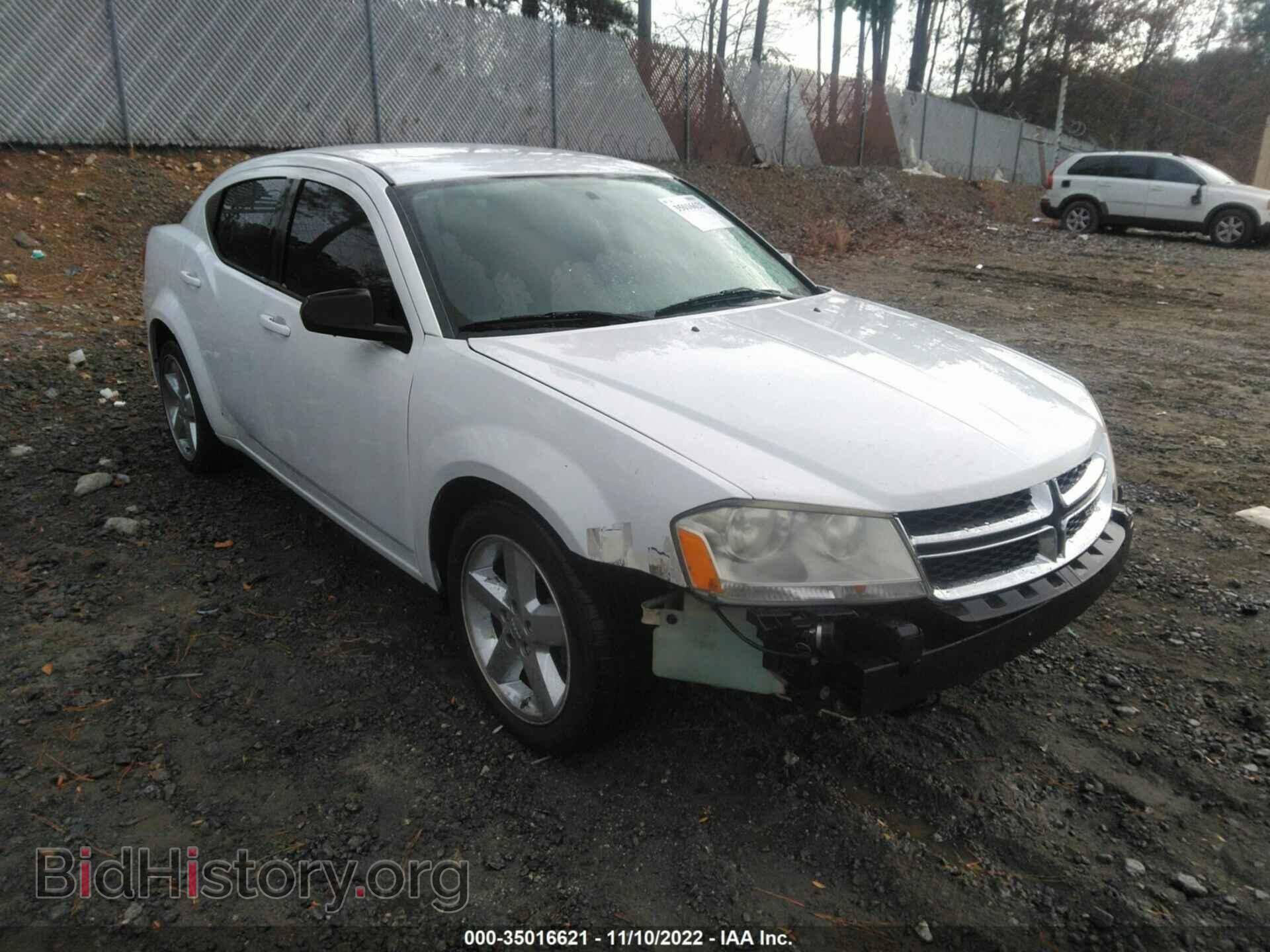 Фотография 1C3CDZAG4DN756445 - DODGE AVENGER 2013