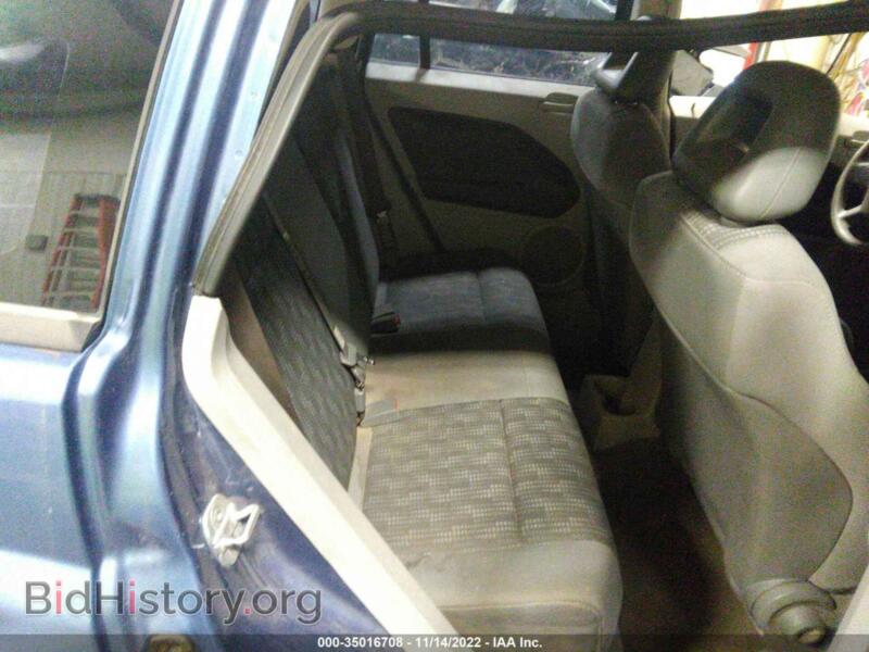 2007 Dodge CALIBER (VIN 1B3HB28B57D242589) — фото 8 из 11