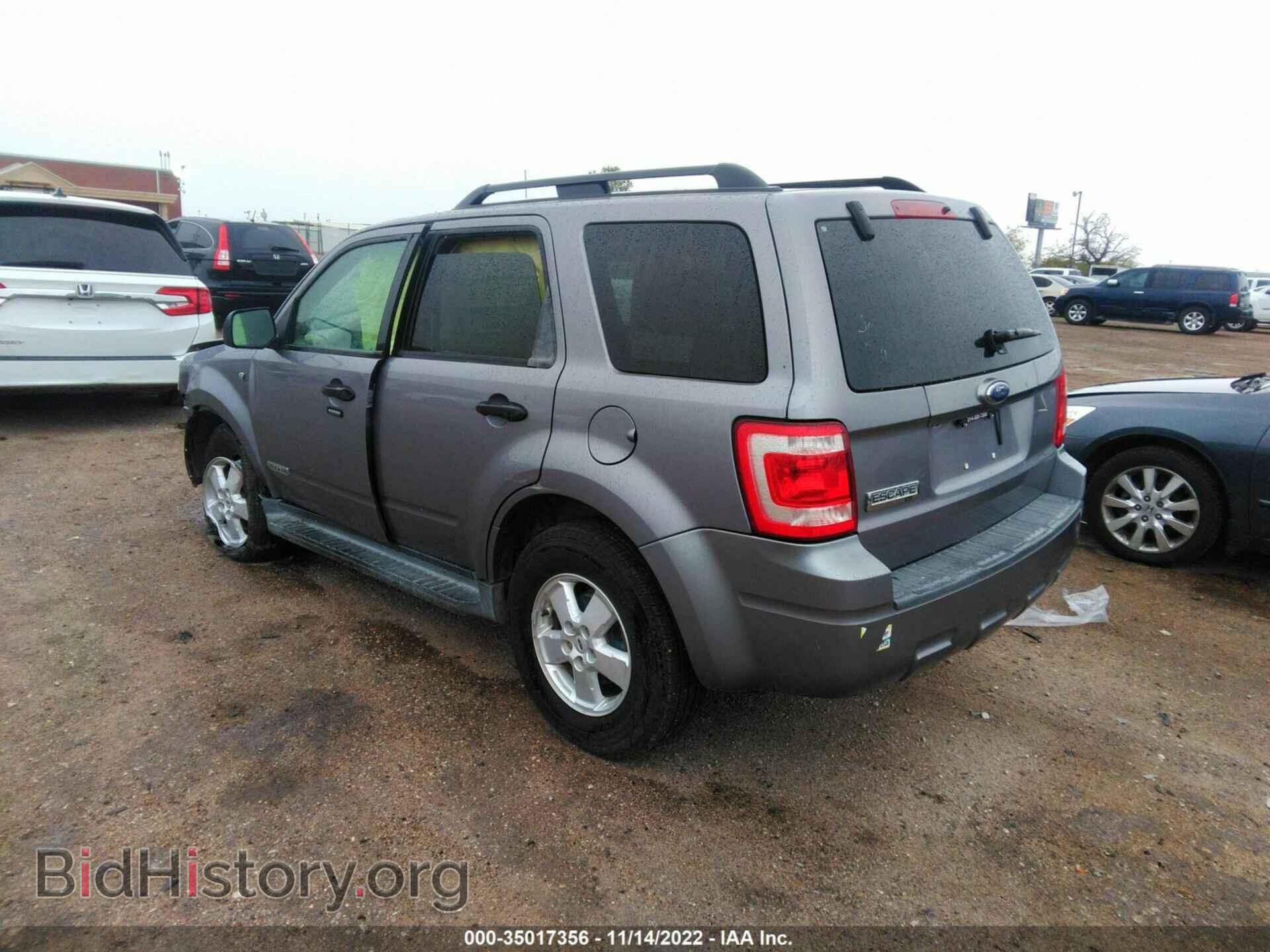 2008 FORD ESCAPE - VIN: 1FMCU03178KB52231 - Фото 3