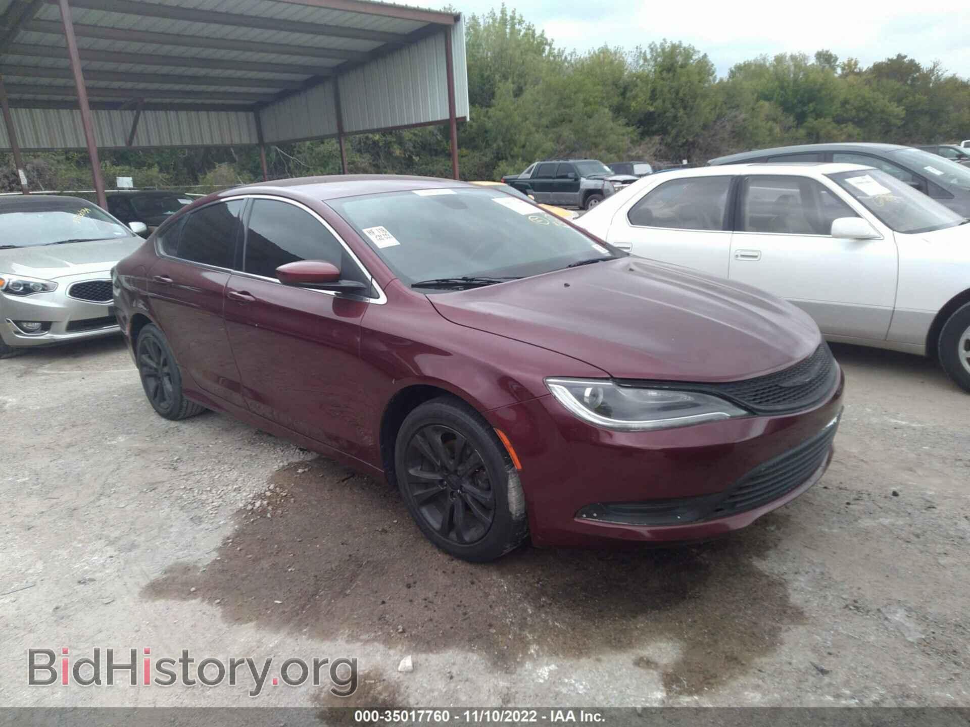 Фотография 1C3CCCAB5GN142223 - CHRYSLER 200 2016