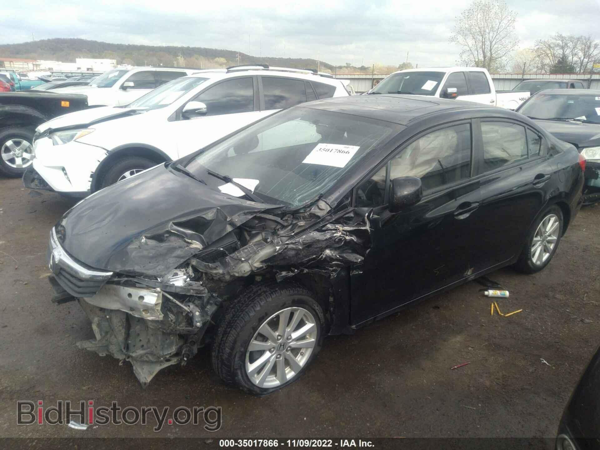 2012 HONDA CIVIC SDN - VIN: JHMFB2F86CS005711 - Фото 2