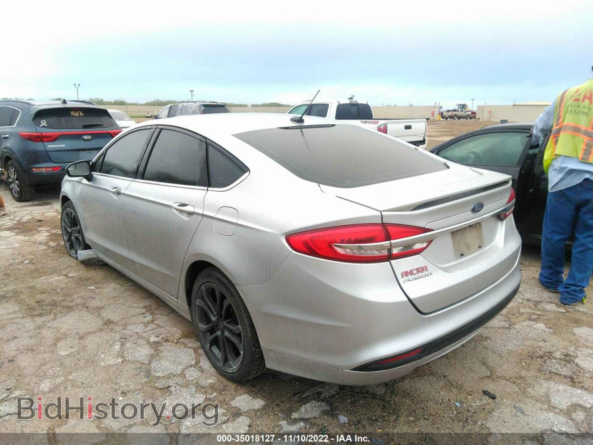 2018 FORD FUSION - VIN: 3FA6P0G74JR166800 - Фото 3
