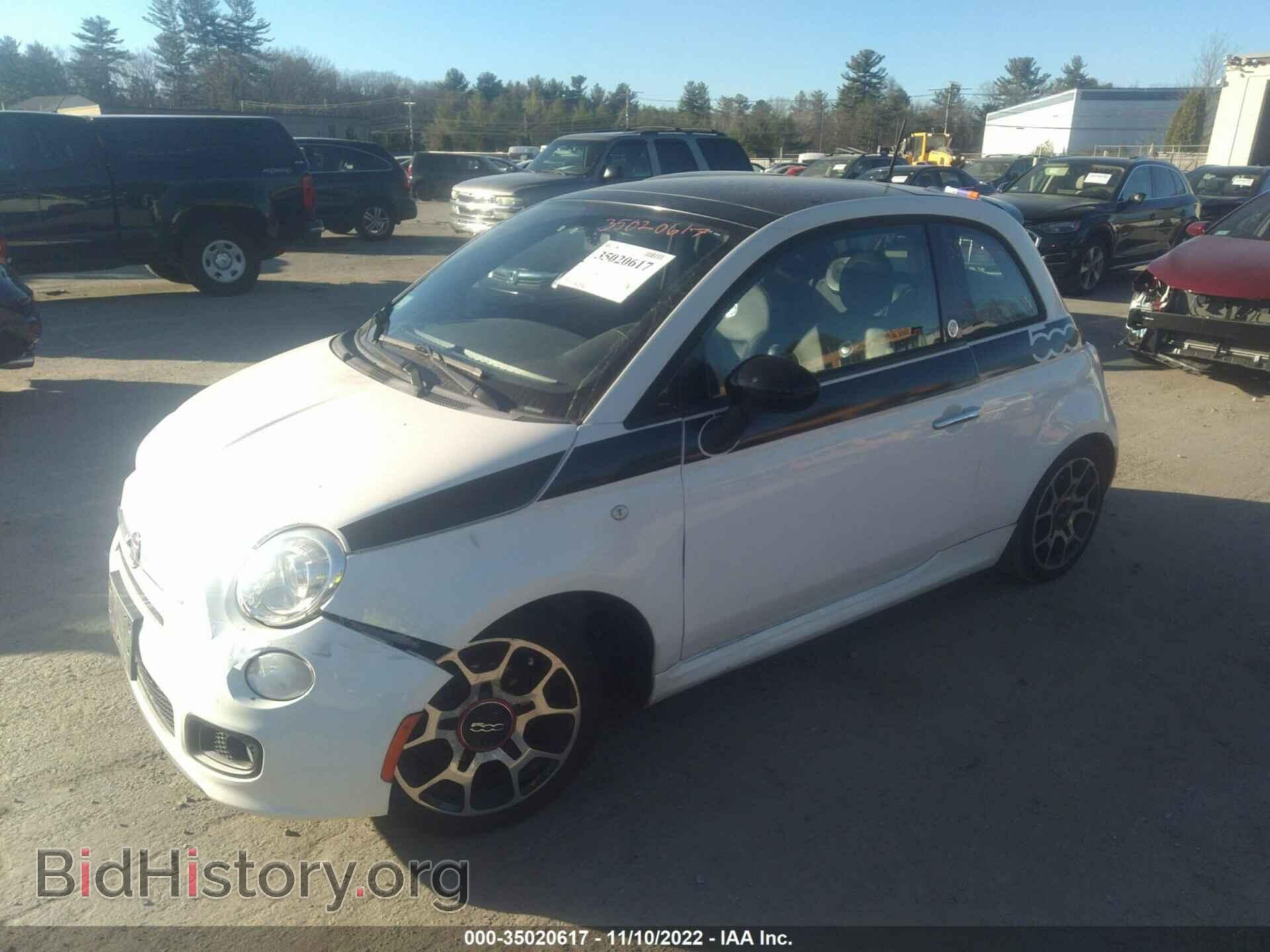2012 FIAT 500 - VIN: 3C3CFFBR5CT500323 - Фото 2