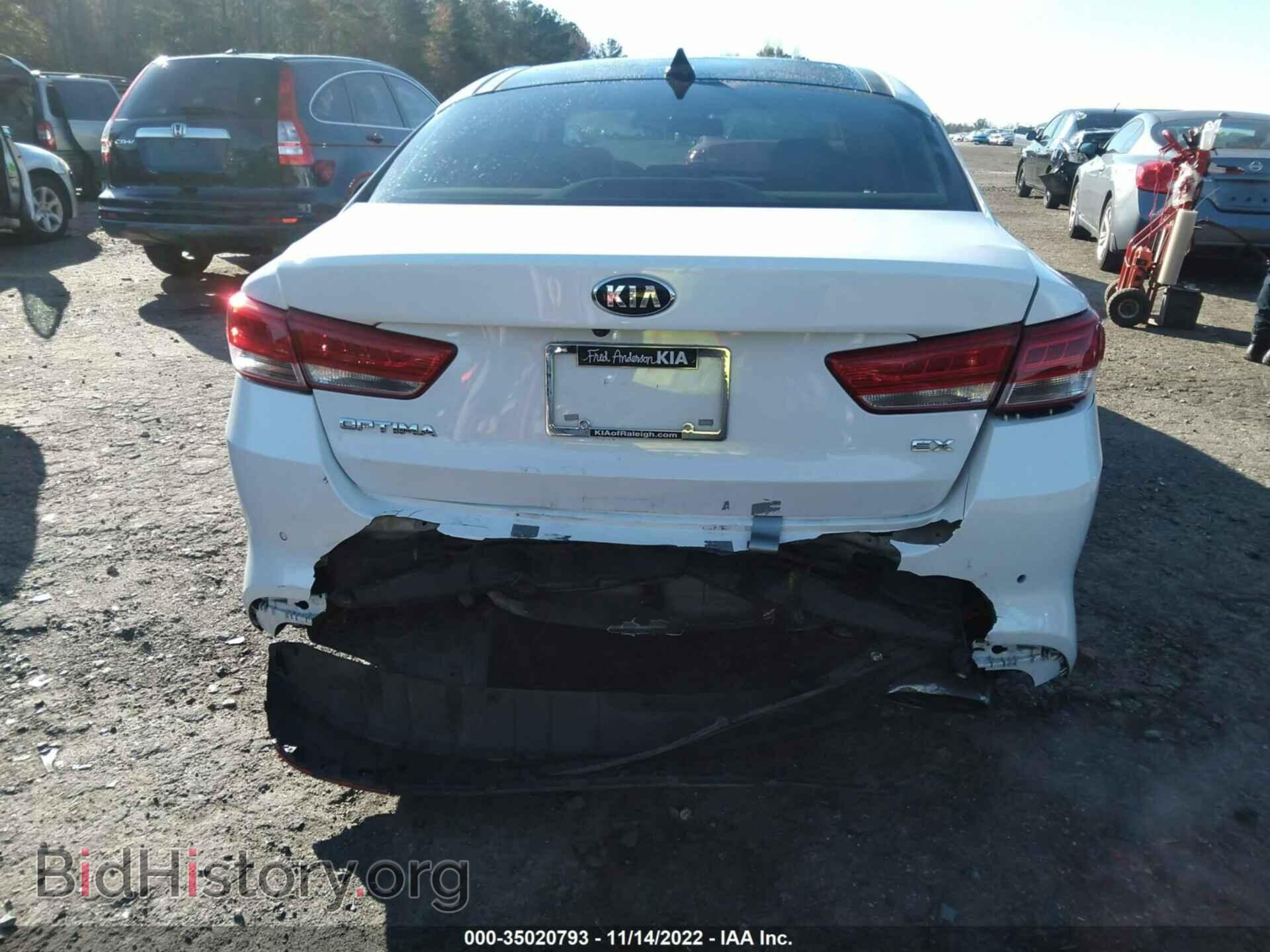 2016 KIA OPTIMA - VIN: 5XXGU4L33GG040307 - Фото 6