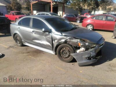 2014 Mitsubishi LANCER ES, gray — VIN JA32U2FU5EU013537, IAAI