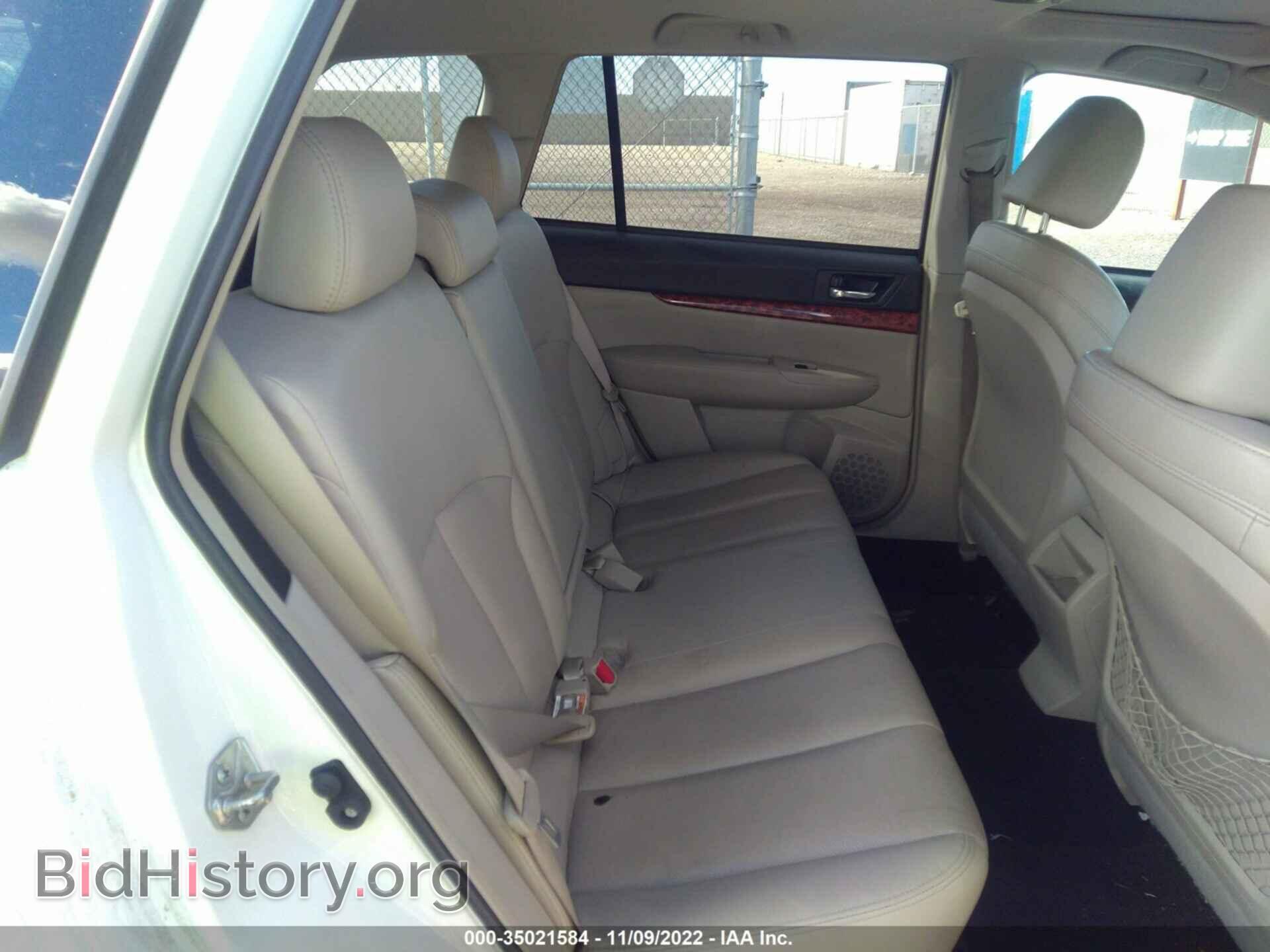 2011 SUBARU OUTBACK - VIN: 4S4BRDKC1B2400178 - Фото 8