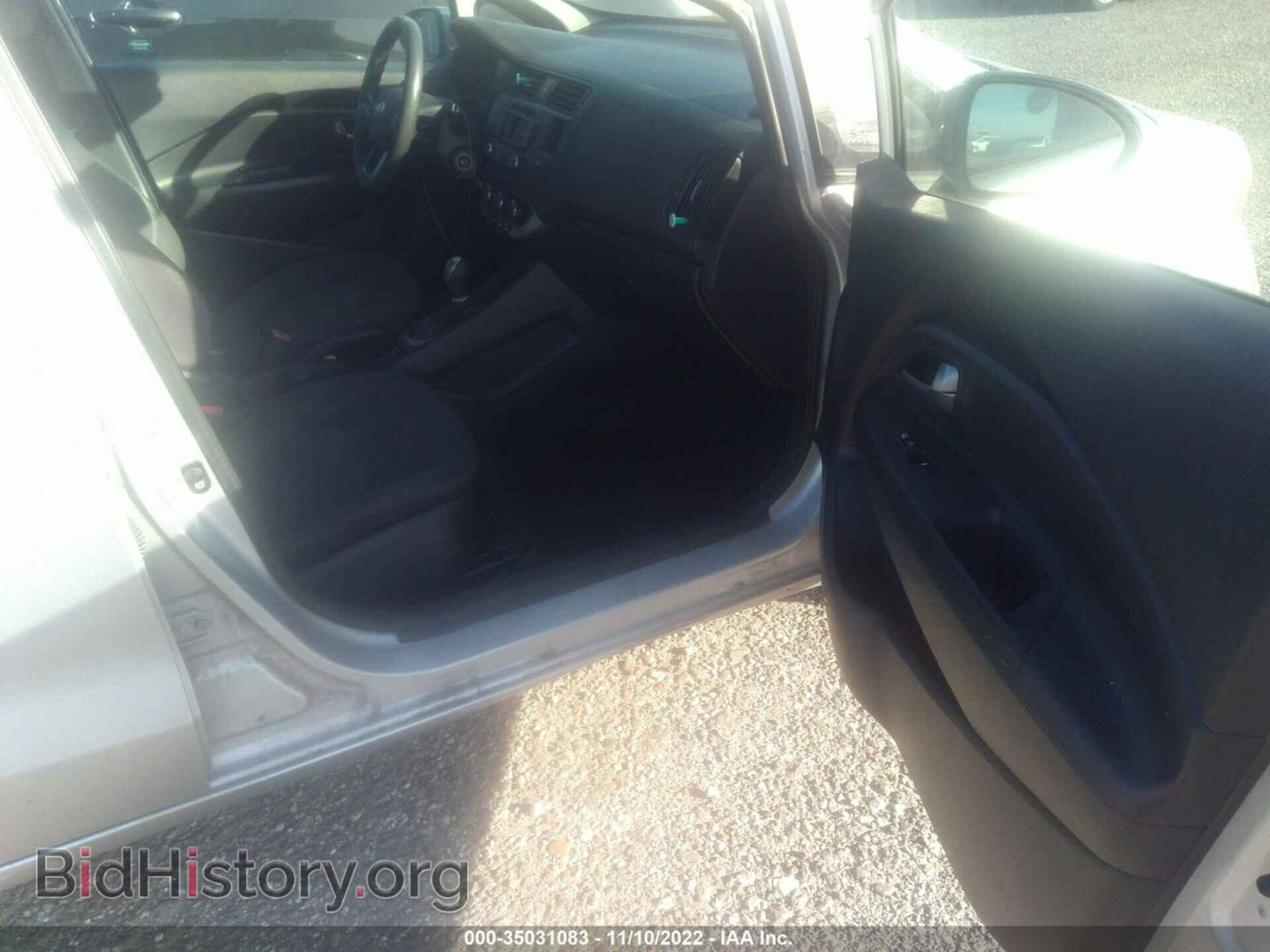 2013 KIA RIO - VIN: KNADM4A34D6268877 - Фото 5