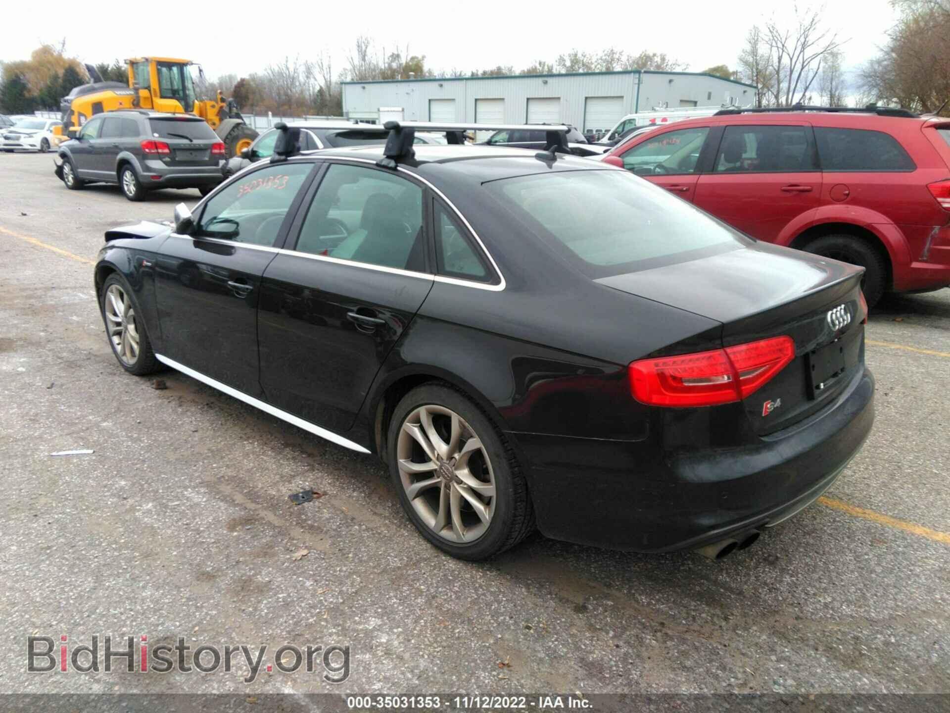 2014 AUDI S4 - VIN: WAUDGAFL6EA073733 - Фото 3