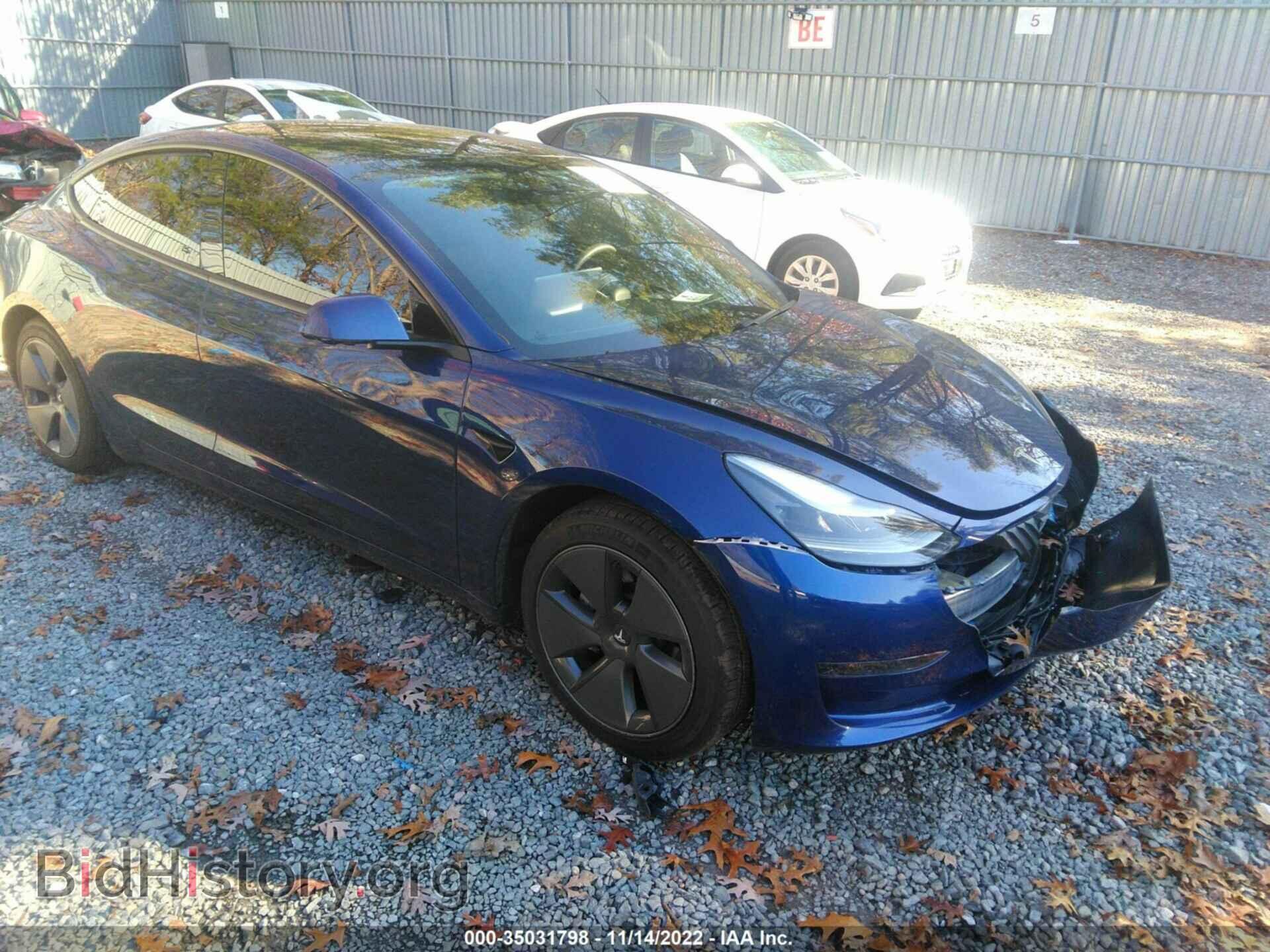 Photo 5YJ3E1EA5MF977082 - TESLA MODEL 3 2021